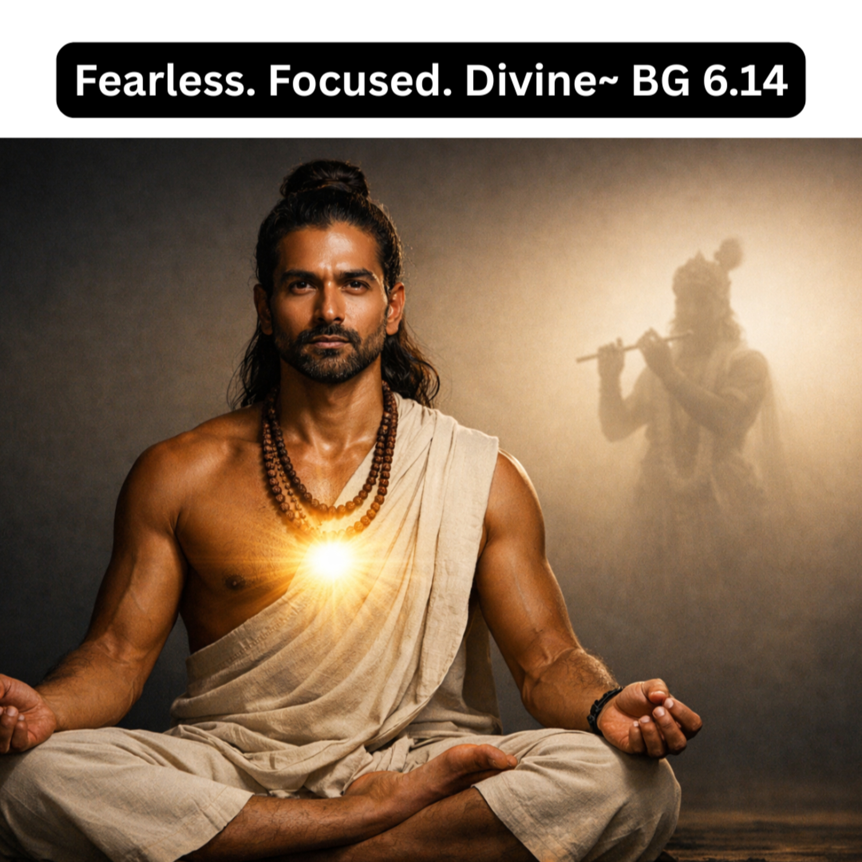 Fearless. Focused. Divine | Bhagavad Gita Chapter 6 Shlok 14 Explained Hindi episode artwork