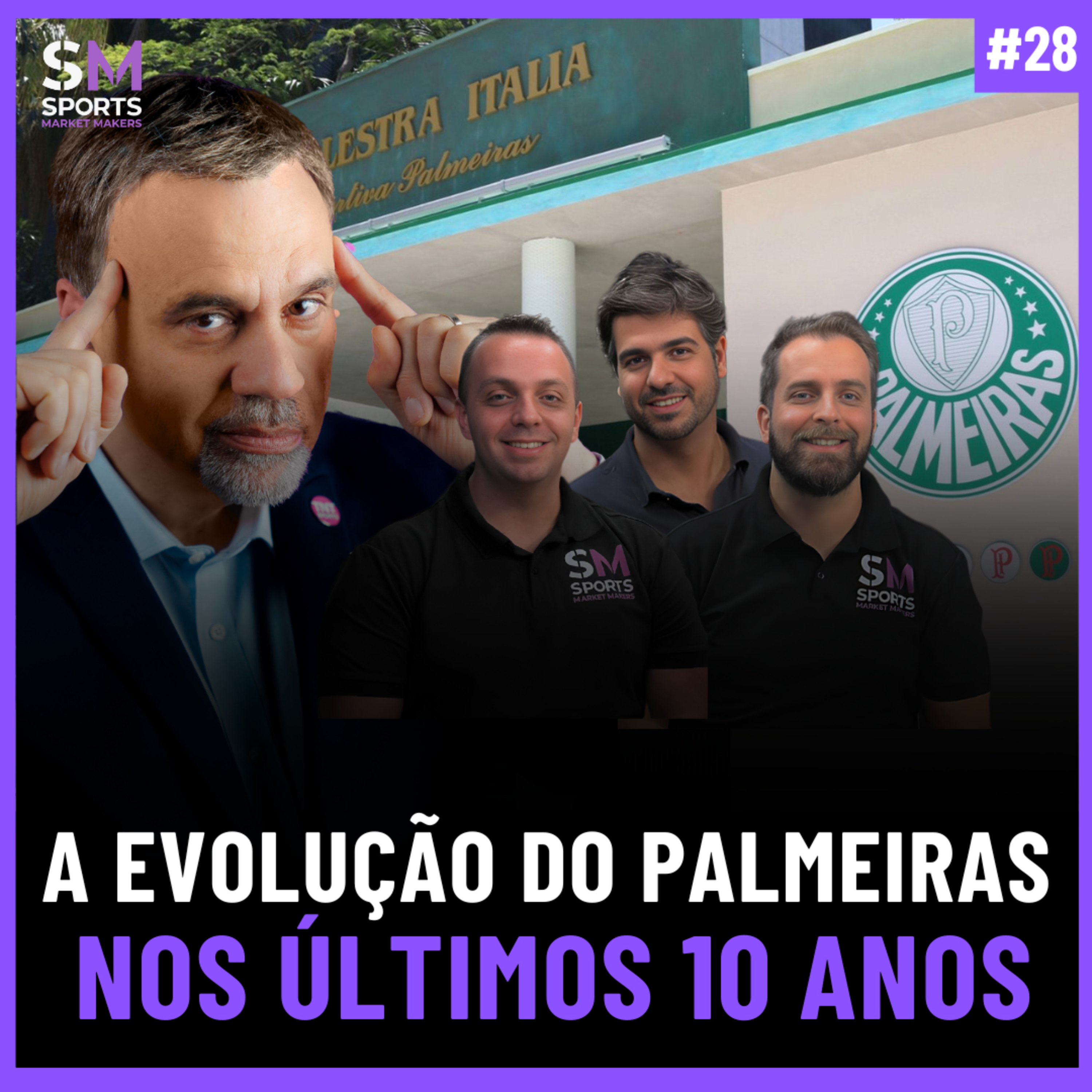 COMO O PALMEIRAS MUDOU DE PATAMAR E CHEGOU AO TOPO DO FUTEBOL BRASILEIRO (com Mauro Beting) | Sports Market Makers #28 episode artwork