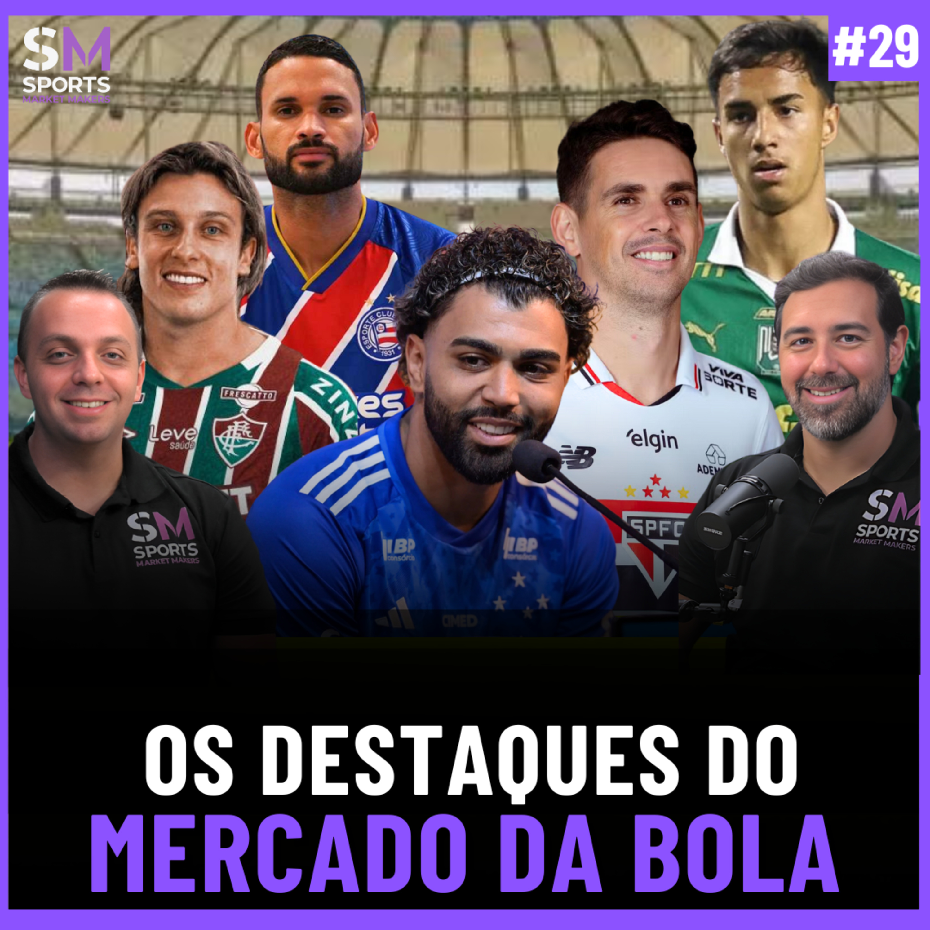 QUAIS CLUBES CHEGAM FORTE PARA A TEMPORADA DE 2025 NO FUTEBOL BRASILEIRO | Sports Market Makers #29 episode artwork