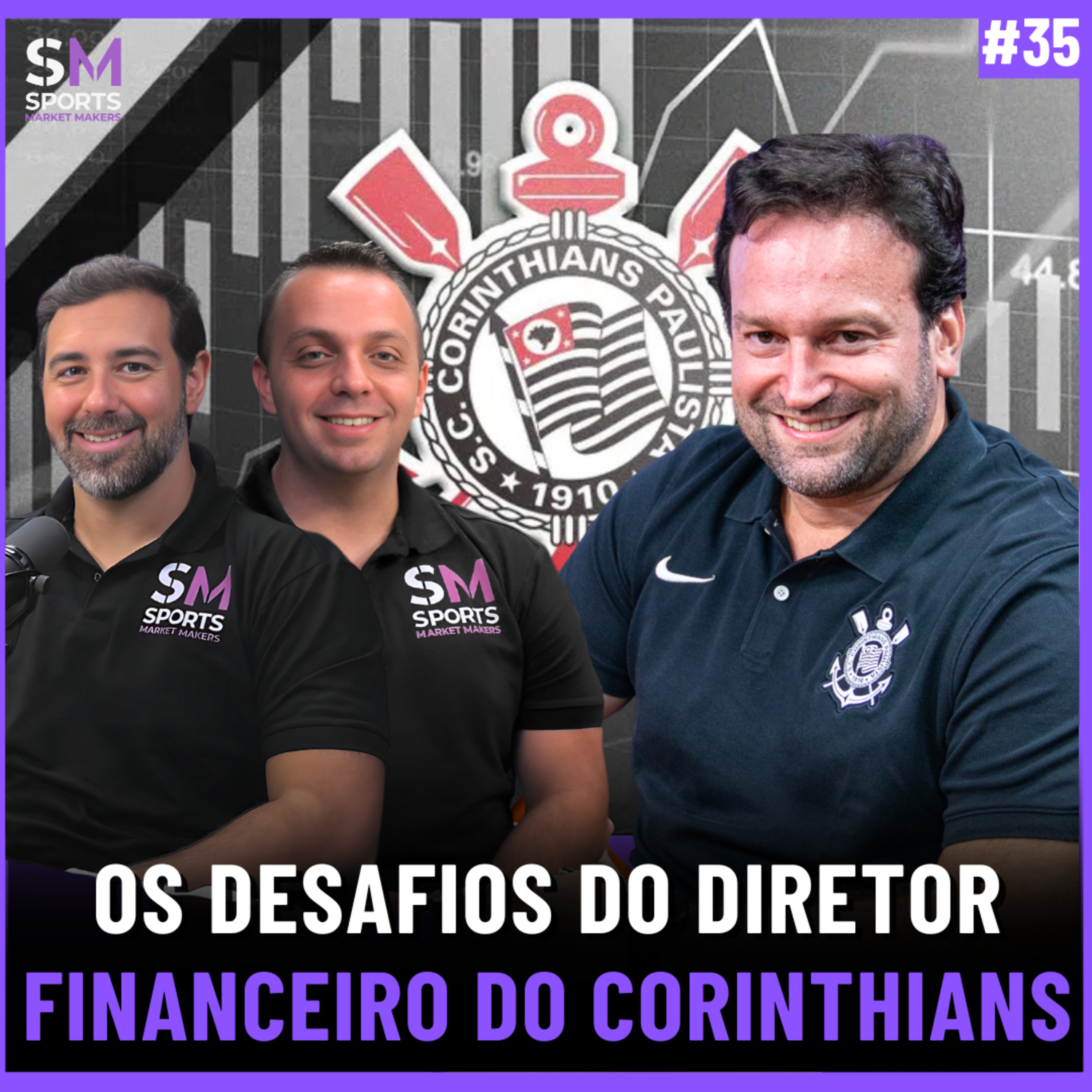 AS ESTRATÉGIAS DO CORINTHIANS PARA DIMINUIR SUA DÍVIDA (com Pedro Silveira) | Sports Market Makers #35 episode artwork