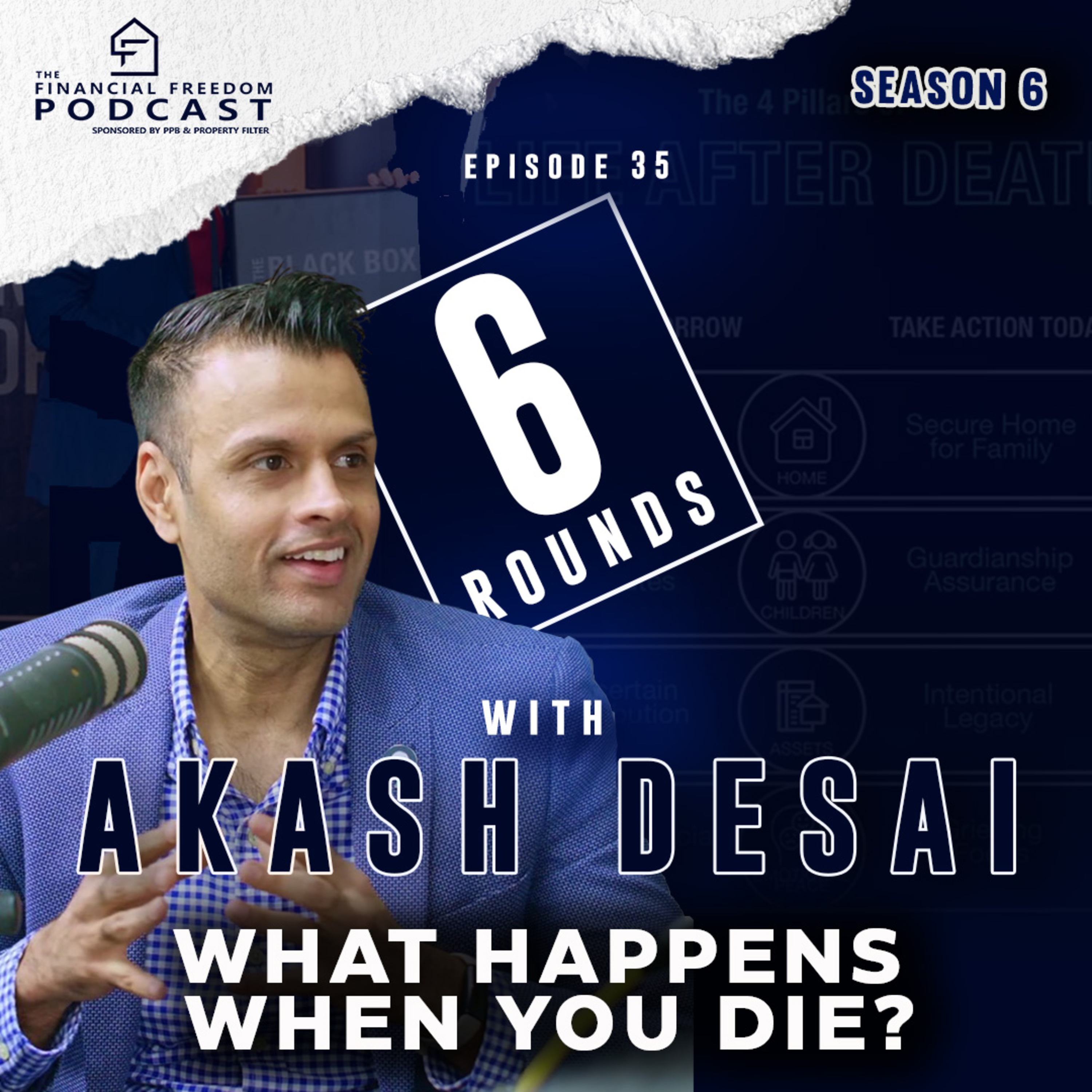 Episode 35: 6 Rounds with Akash Desai: What happens when you die? episode artwork