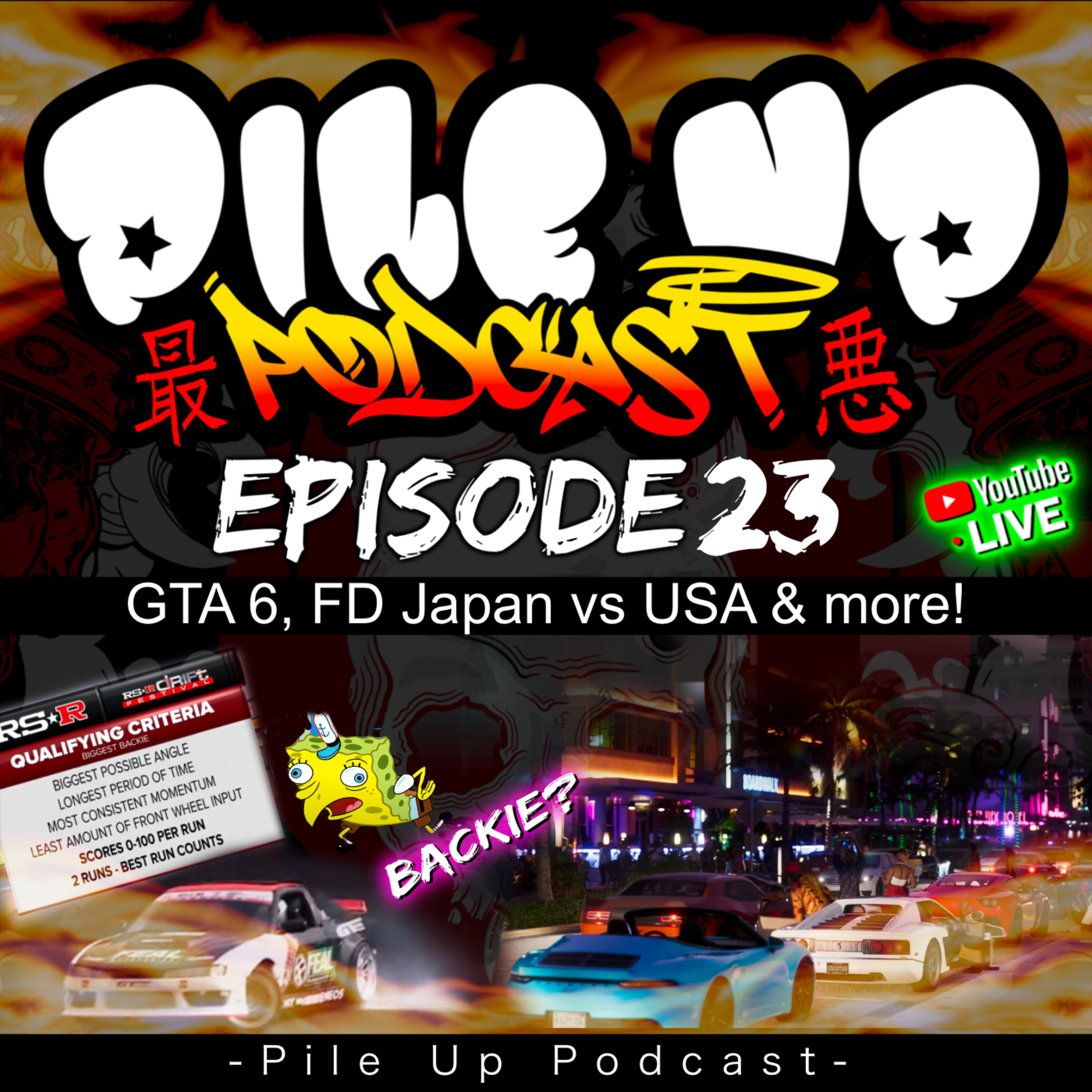 Pile Up Podcast Ep 23 - GTA 6_ USA vs JPN FD & more episode artwork