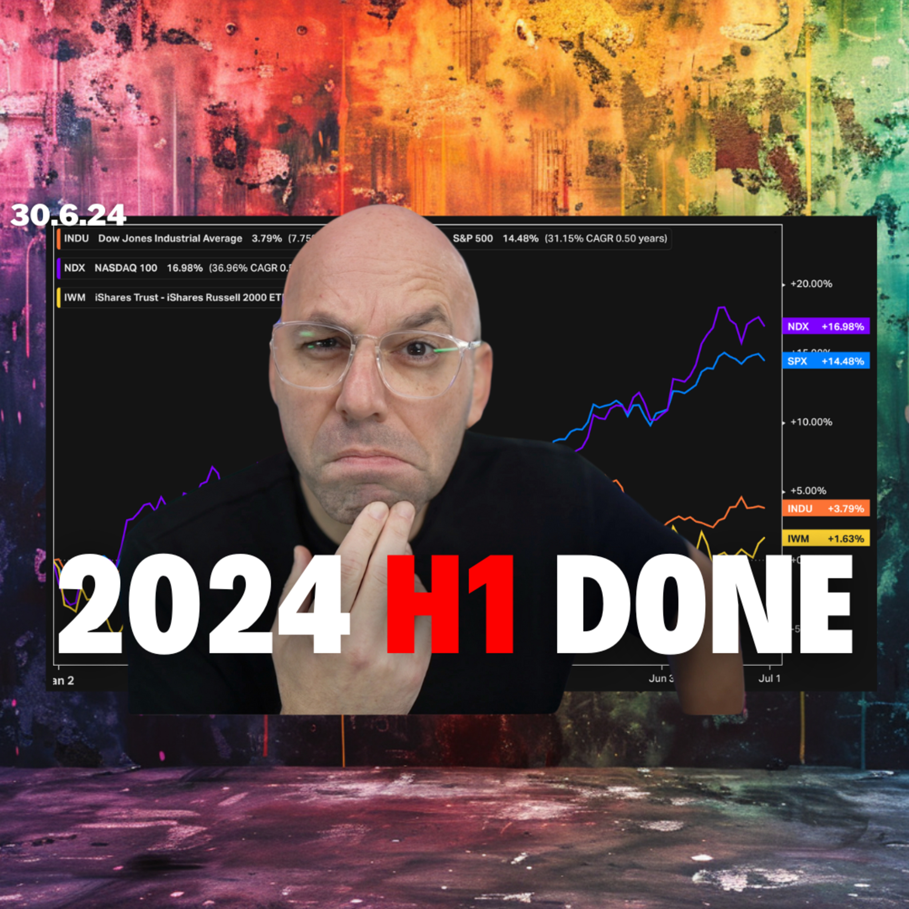 🚨 השיא מאחורינו ומעכשיו רק ירידות? סיכום חציון 1 2024