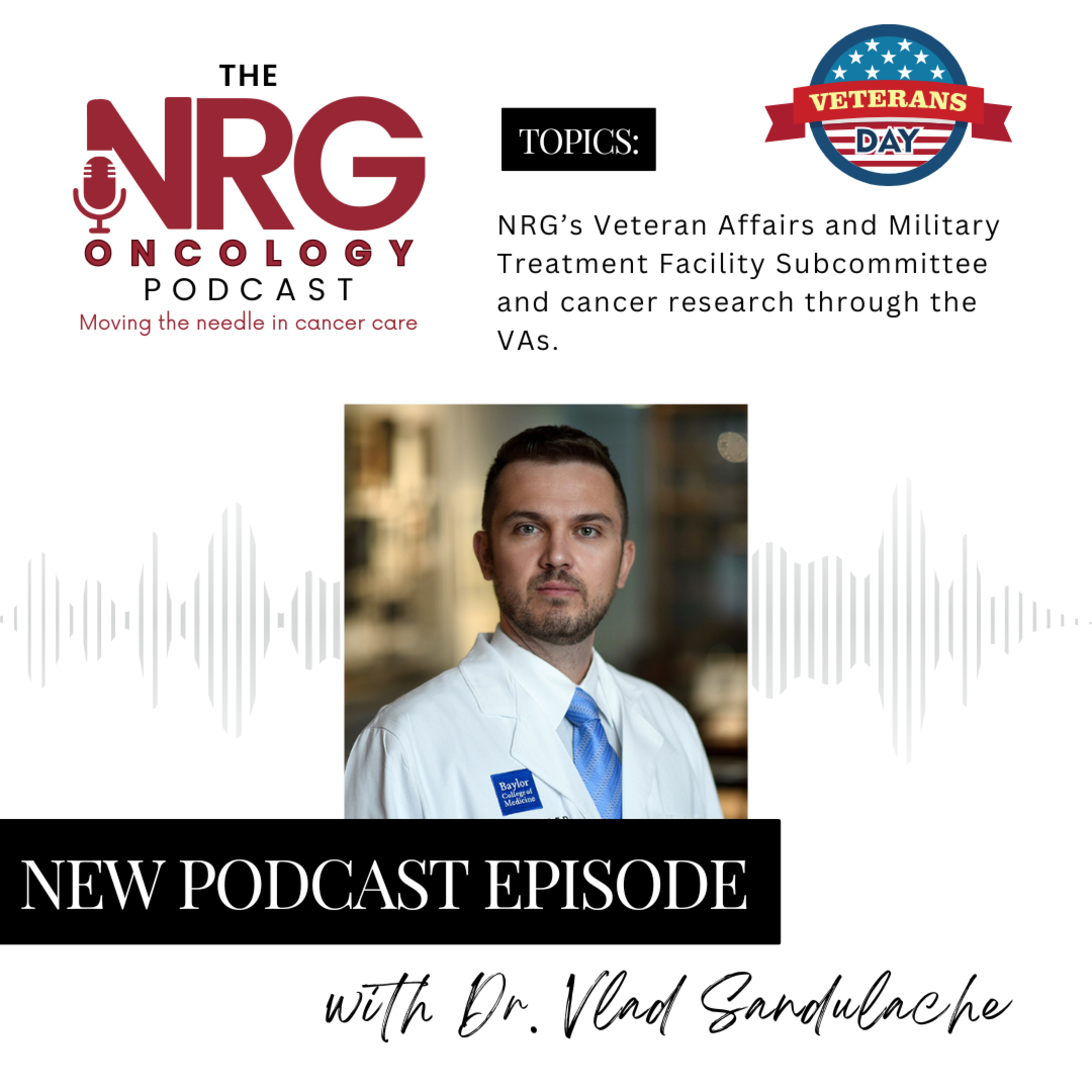 Veteran's Day Special Episode with VA-MTF Subcommittee Chair, Dr. Sandulache episode artwork