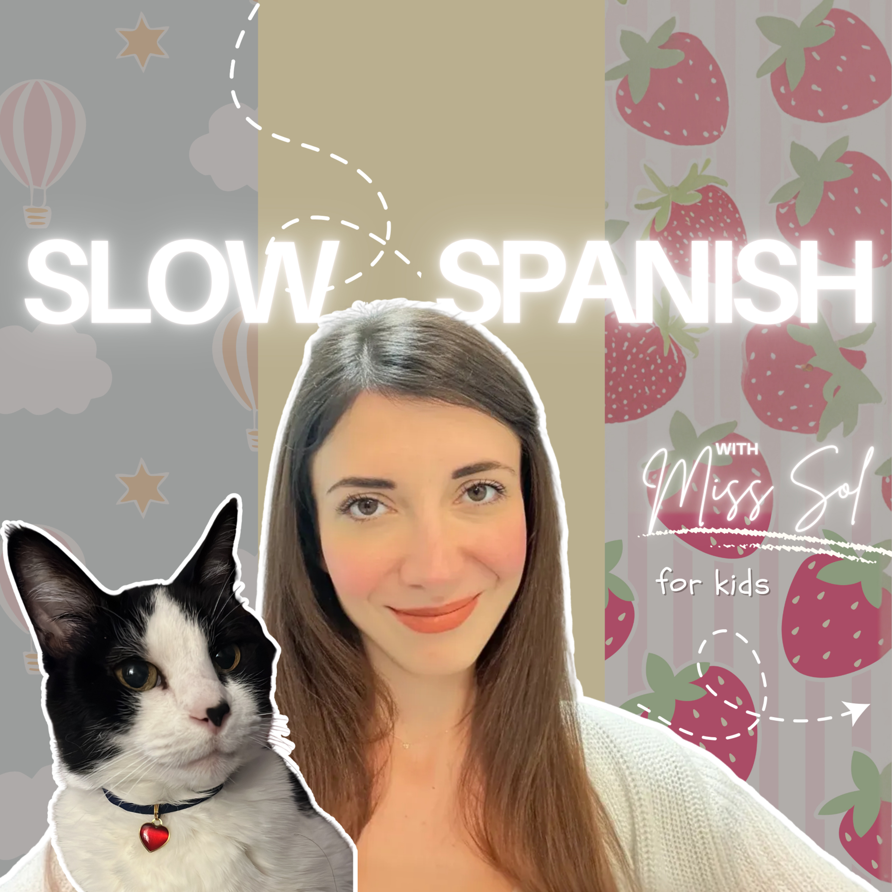 Slow Spanish for kids: La historia de Broomhilda 😻 episode artwork