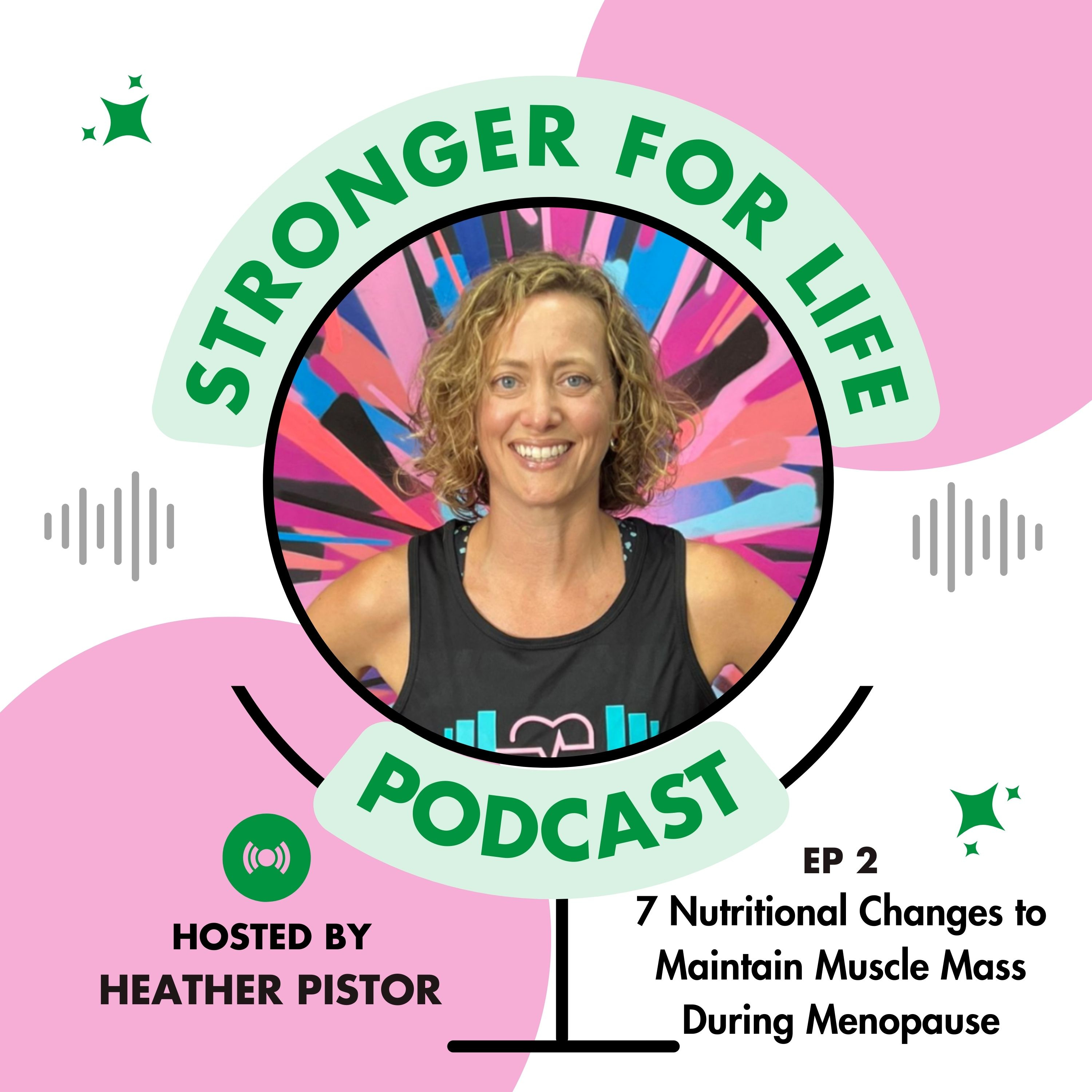 Top 7 Nutritional Changes to Maintain Muscle Mass During Menopause episode artwork
