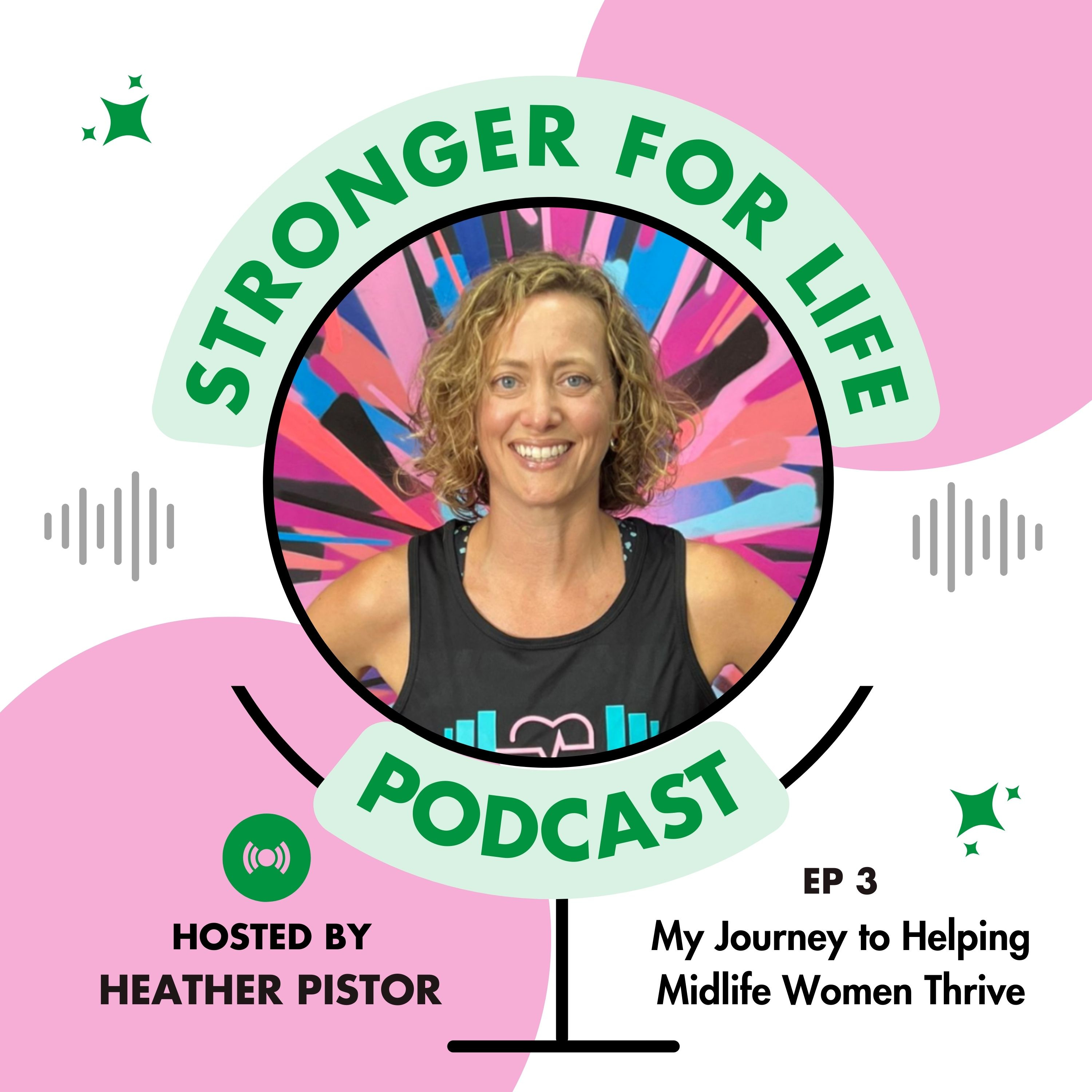 My Journey to Helping Midlife Women Thrive episode artwork