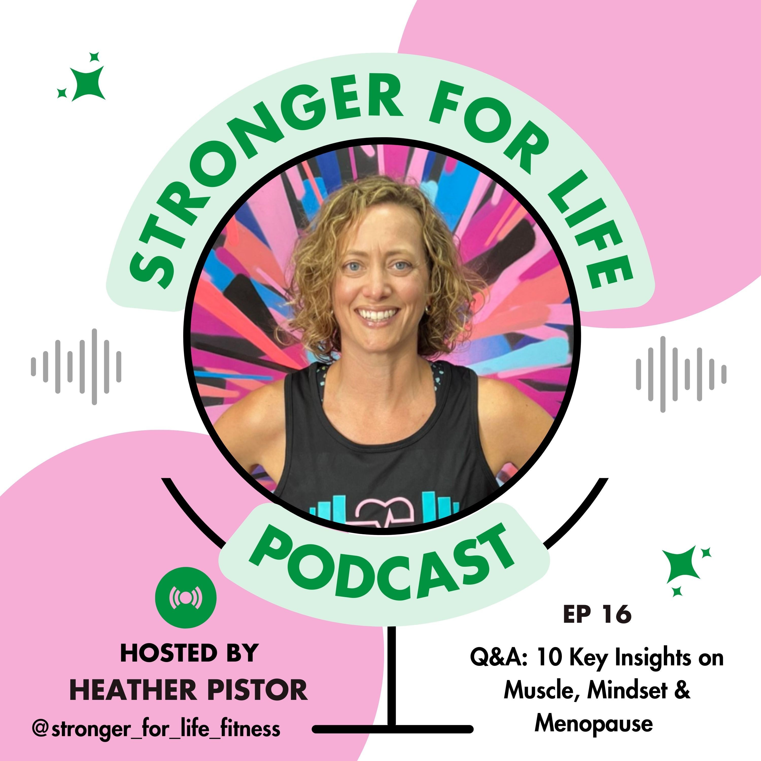 Q&A: 10 Key Insights on Muscle, Mindset & Menopause  episode artwork
