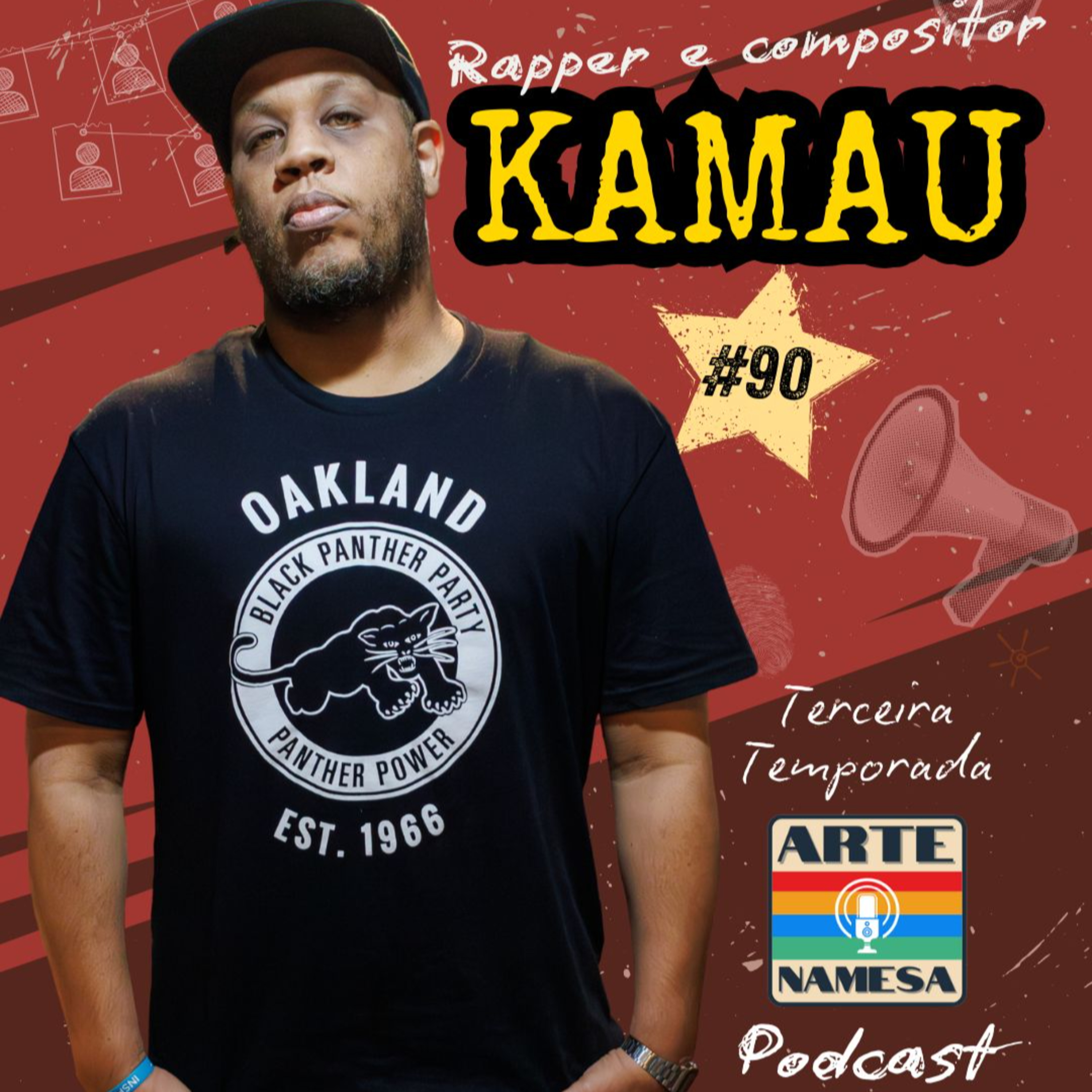 KAMAU - RAPPER - ARTE NAMESA PORDCAST - EP.90 episode artwork