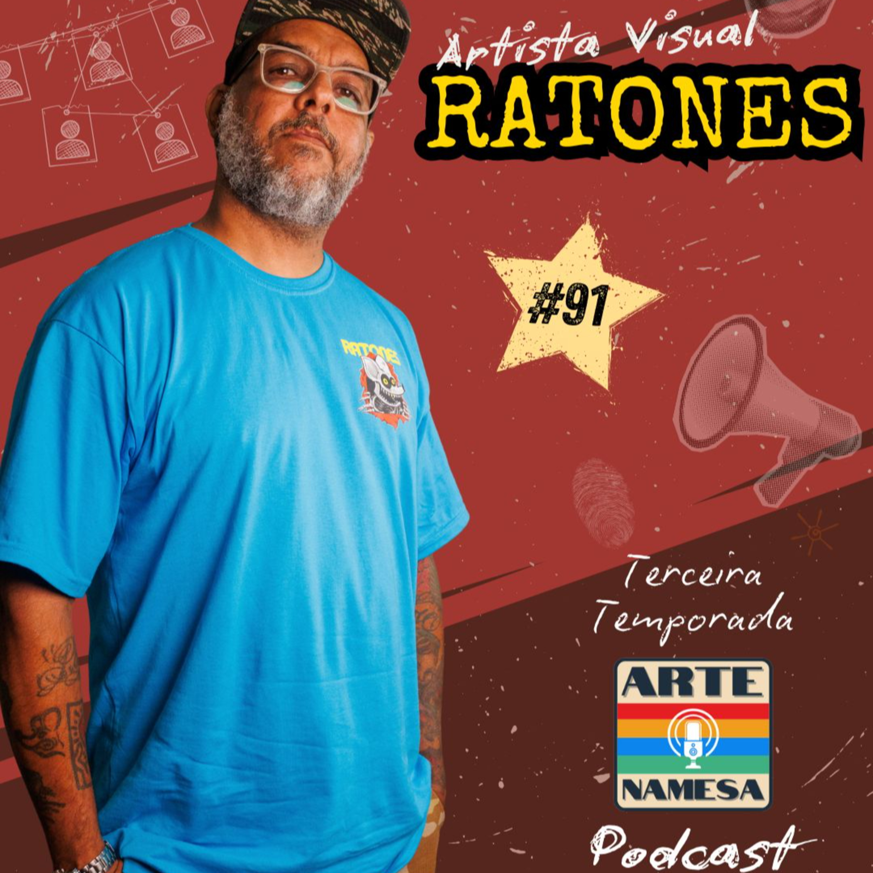 RATONES - ARTISTA VISUAL - ARTE NAMESA PORDCAST - EP.91 episode artwork