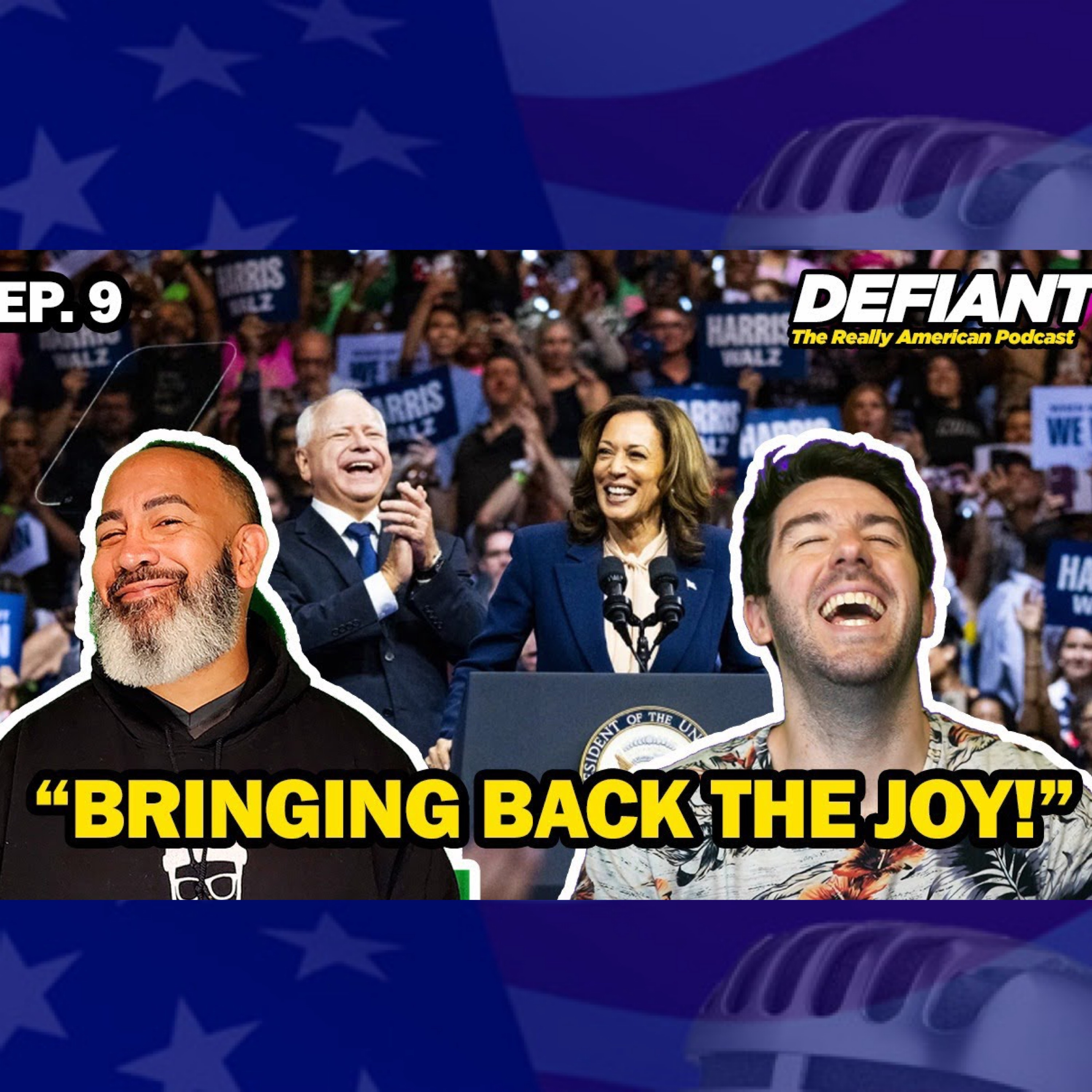 VP Kamala Harris and Gov. Tim Walz are DESTROYING Trump and Vance... with JOY. episode artwork