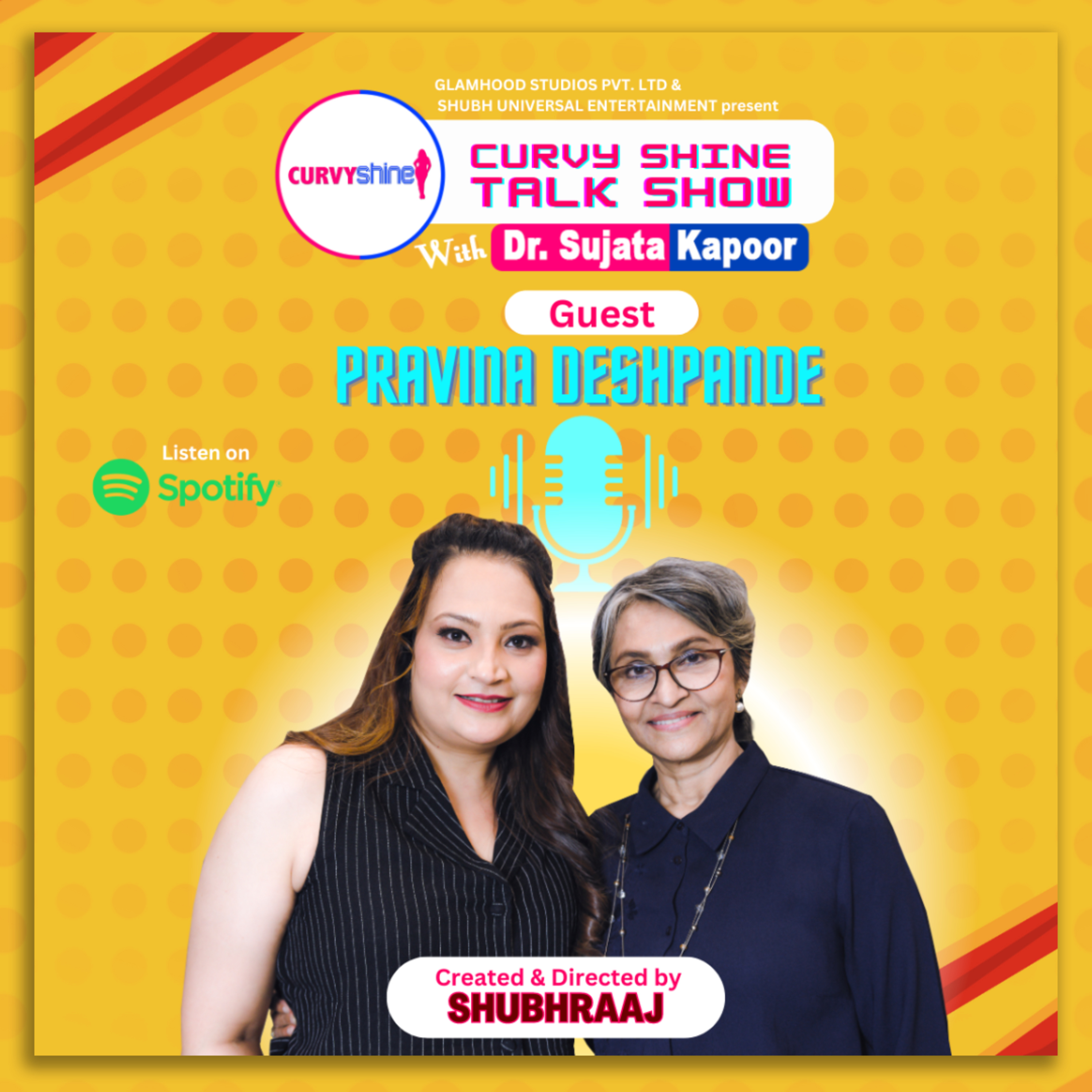 Pravina Deshpande | Sujata Kapoor | Shubhraaj | Curvy Shine Talk Show | S01-E10 episode artwork