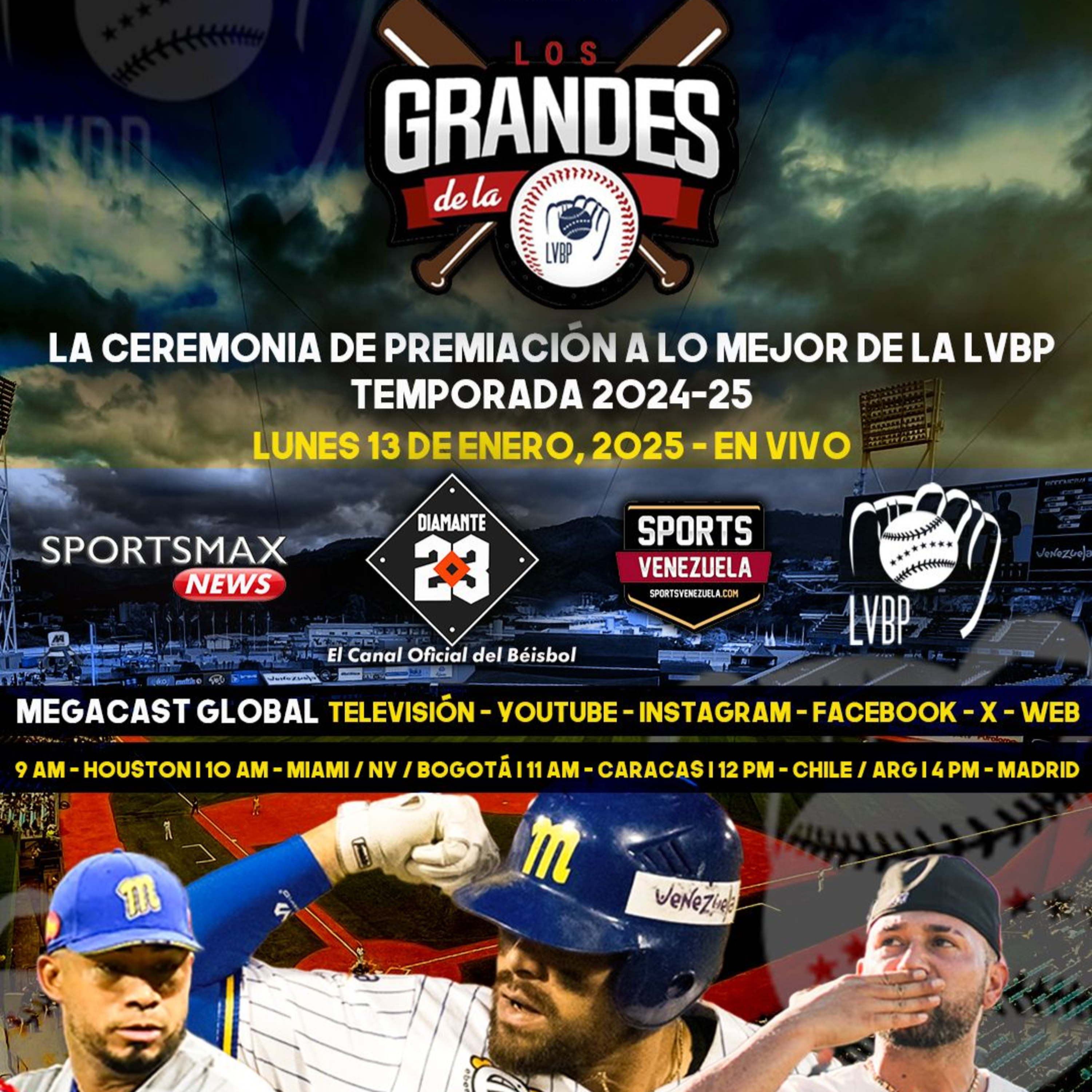 Entrega de premios LOS GRANDES DE LA LVBP - Temporada 2024/25 - Los mejores de Venezuela episode artwork