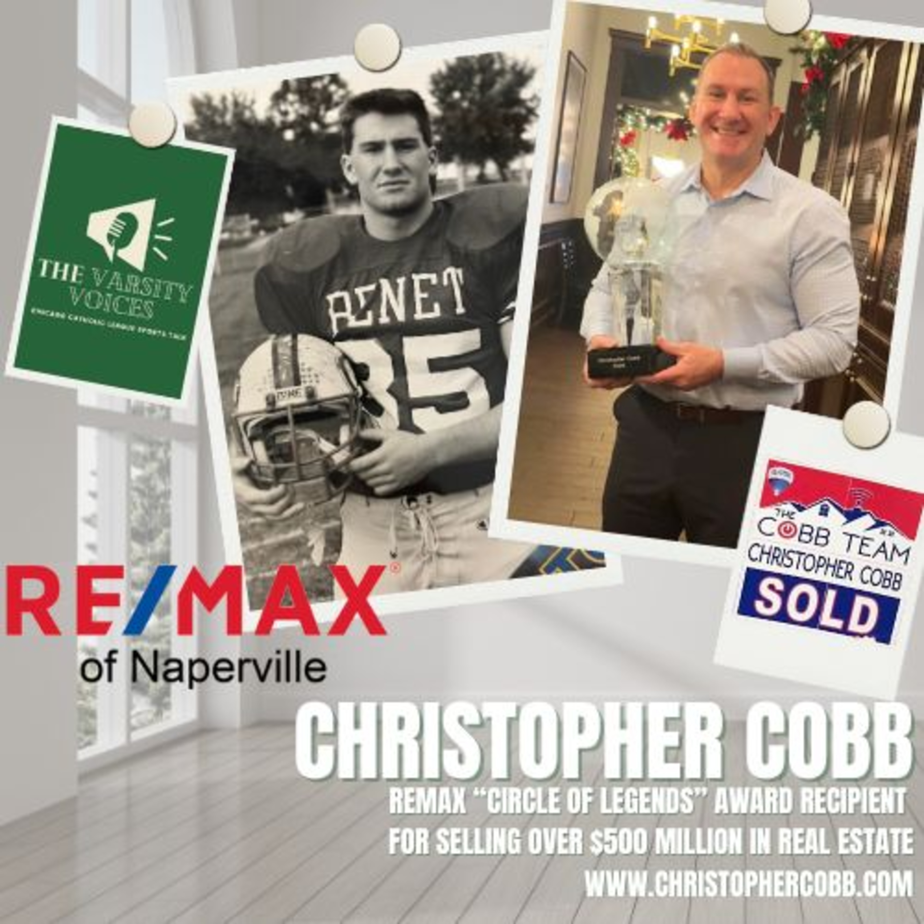 RE/MAX "Circle of Legends" Recipient Chris Cobb and NFHS Transfer Announcement episode artwork