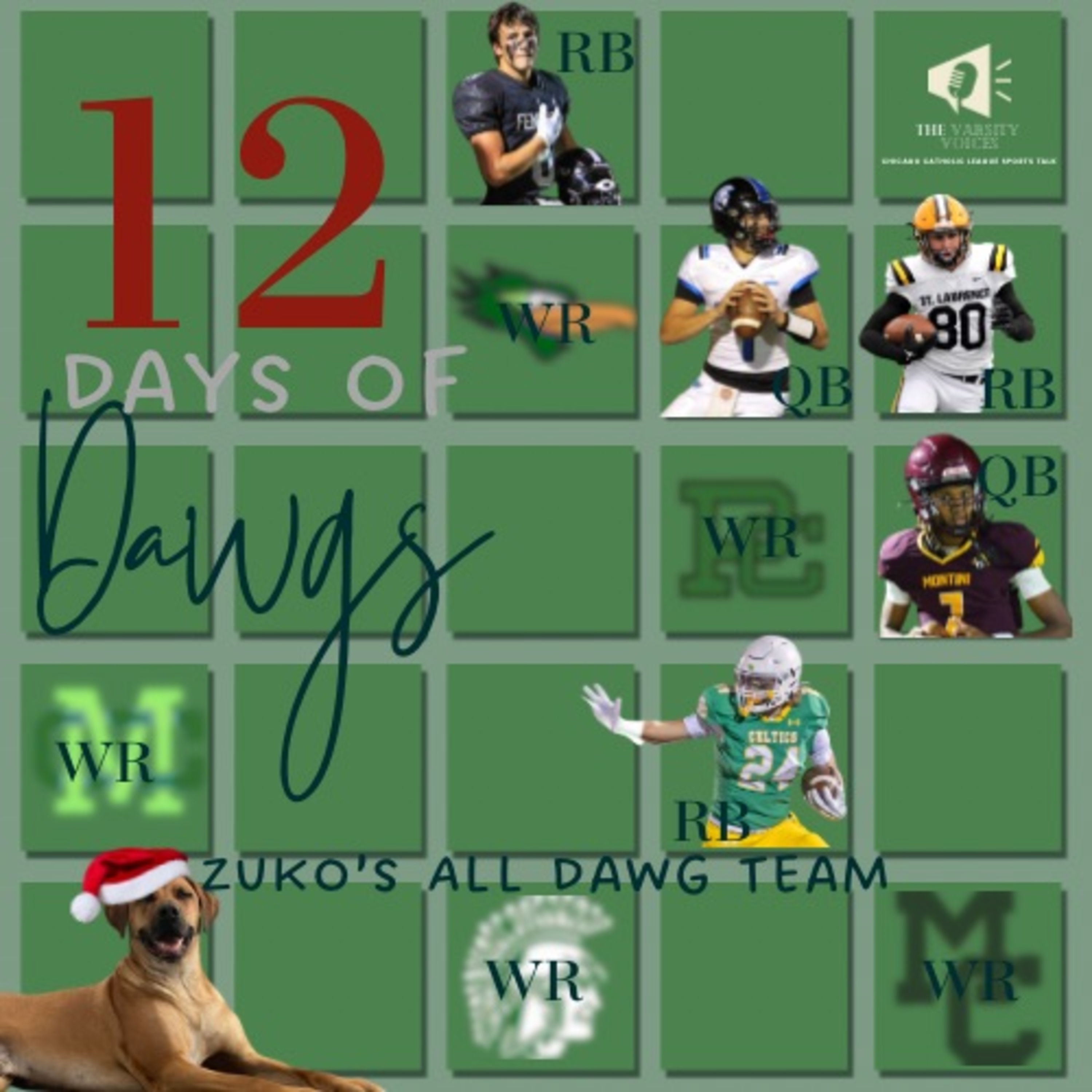 Zuko's All-Dawg Team-12 Days of Dawgs- CCL Wide Receivers episode artwork