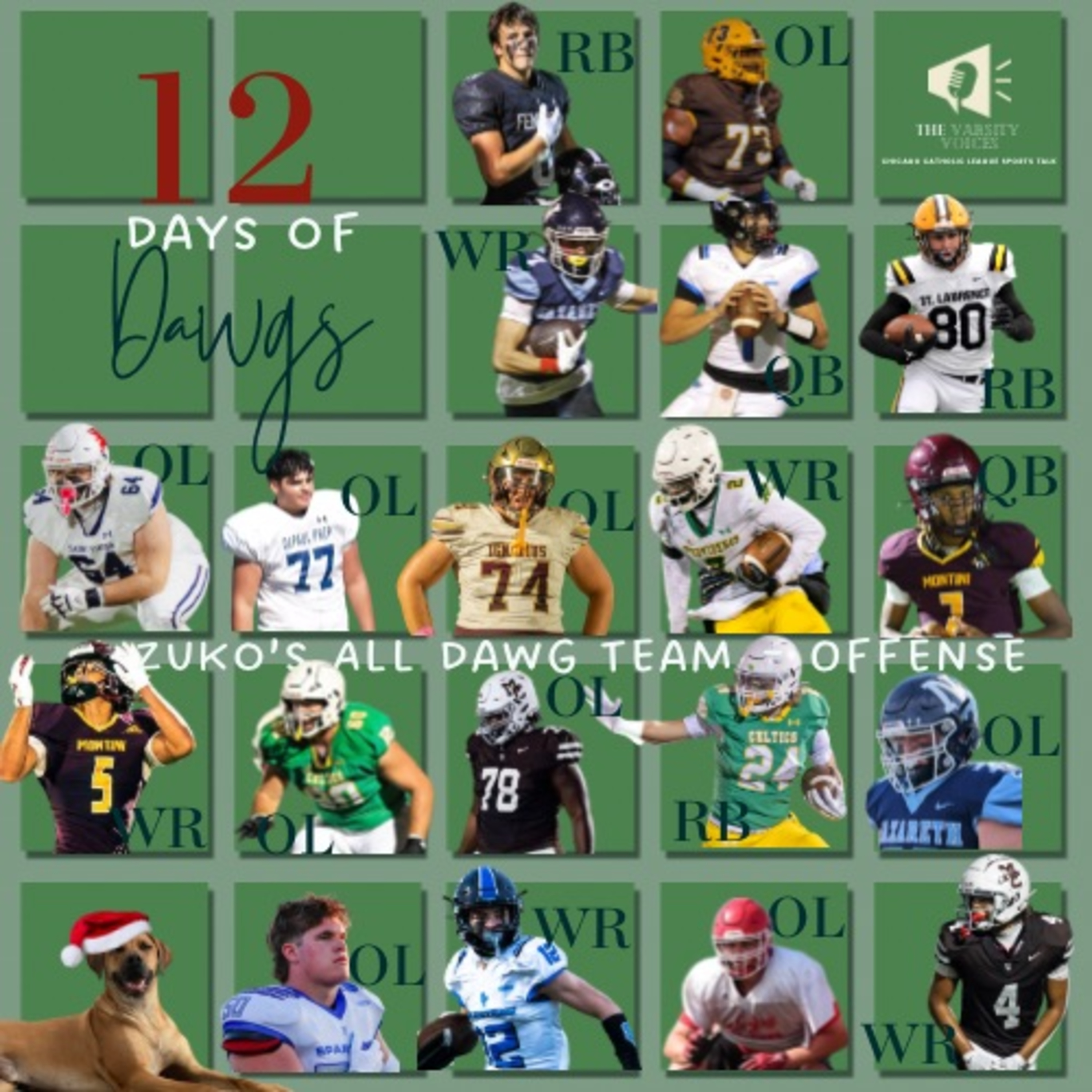 Zuko's 2025 All-Dawg Team, 12 Days of Dawgs - The Offensive Linemen episode artwork
