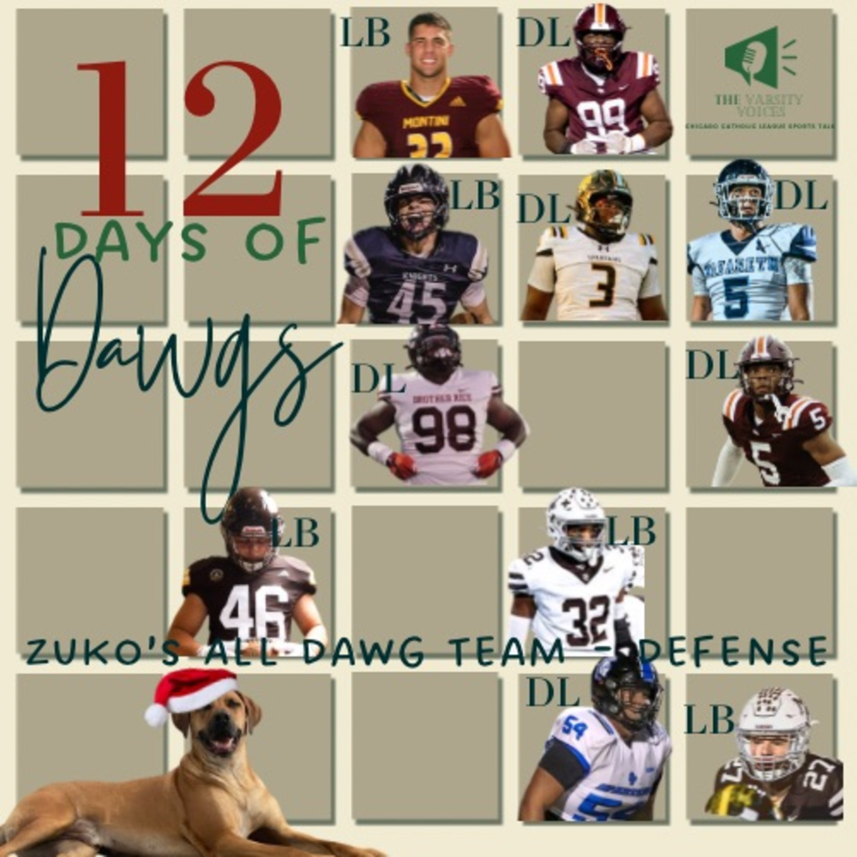 Zuko's All-Dawg Team of 2025-Chicago Catholic League Linebackers episode artwork