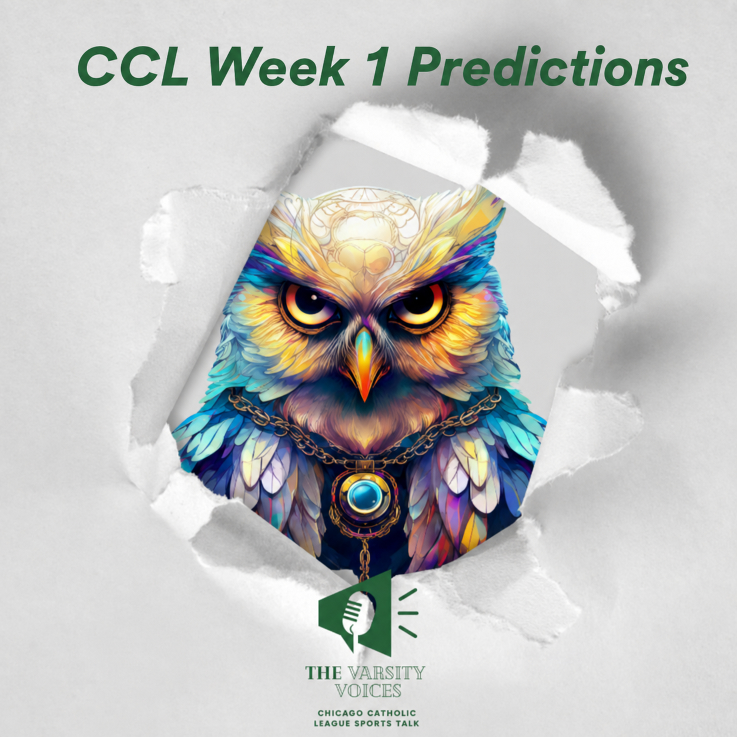 Chicago Catholic League Football Week 1 Predictions | Prognosticus 2026 episode artwork