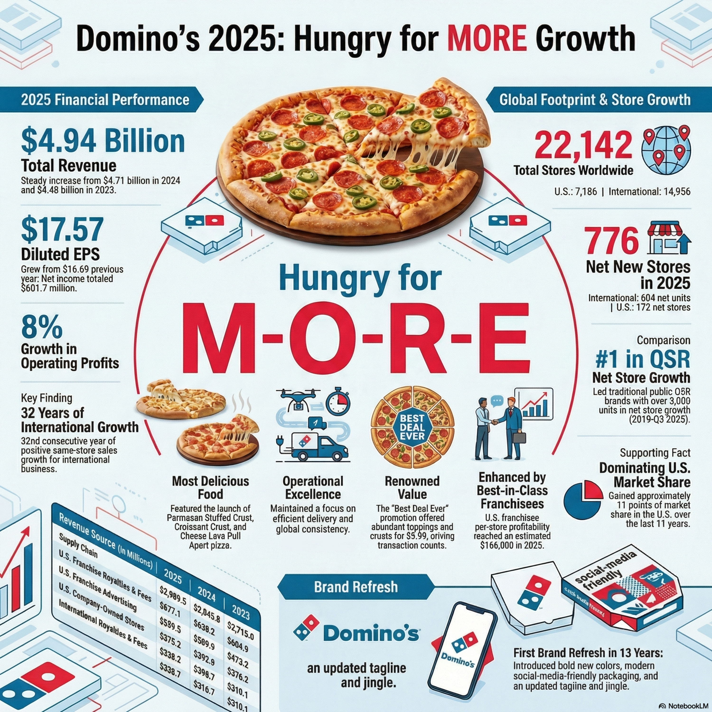 Domino's is a logistics Company selling Pizza