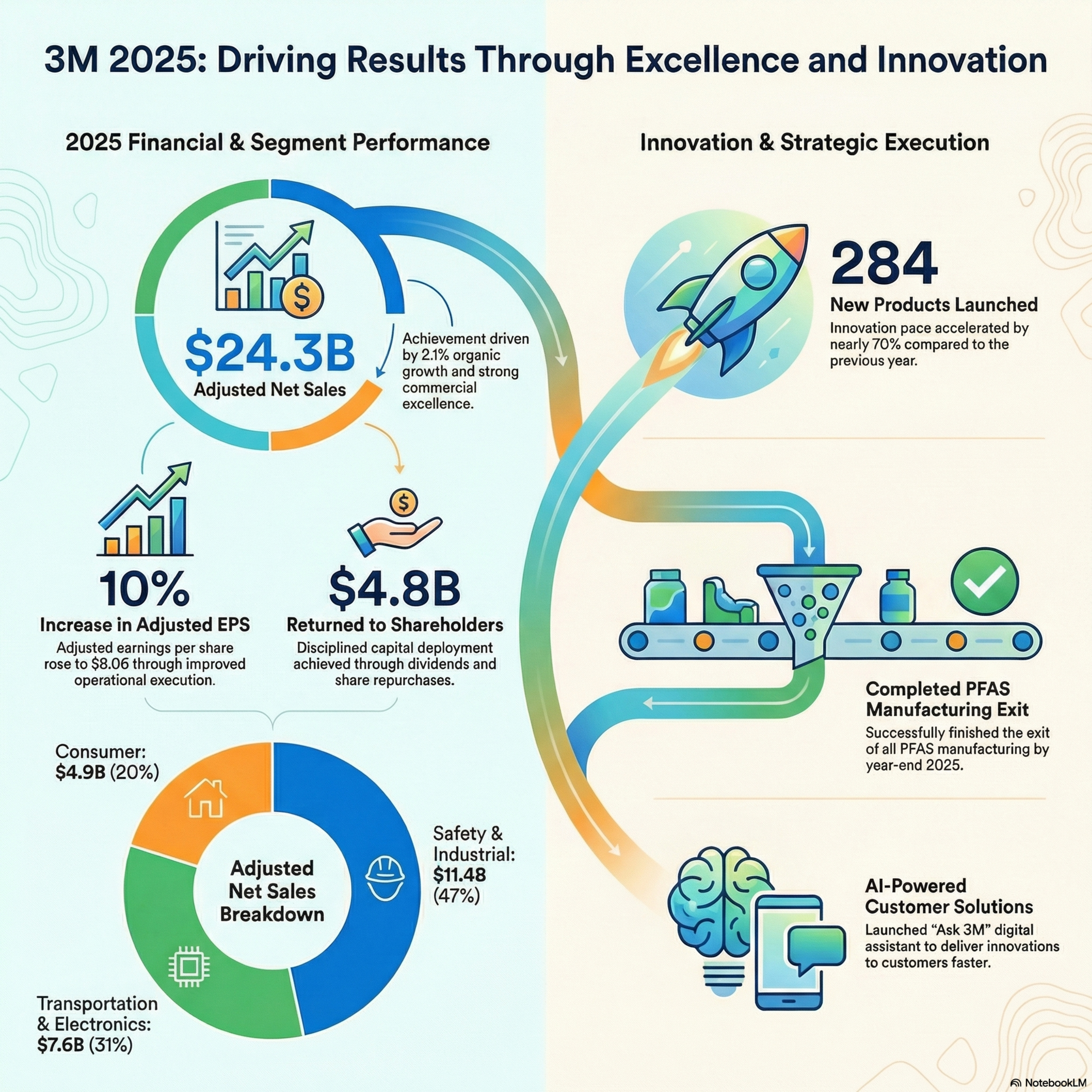 3M - The everyday stuff company but high tech
