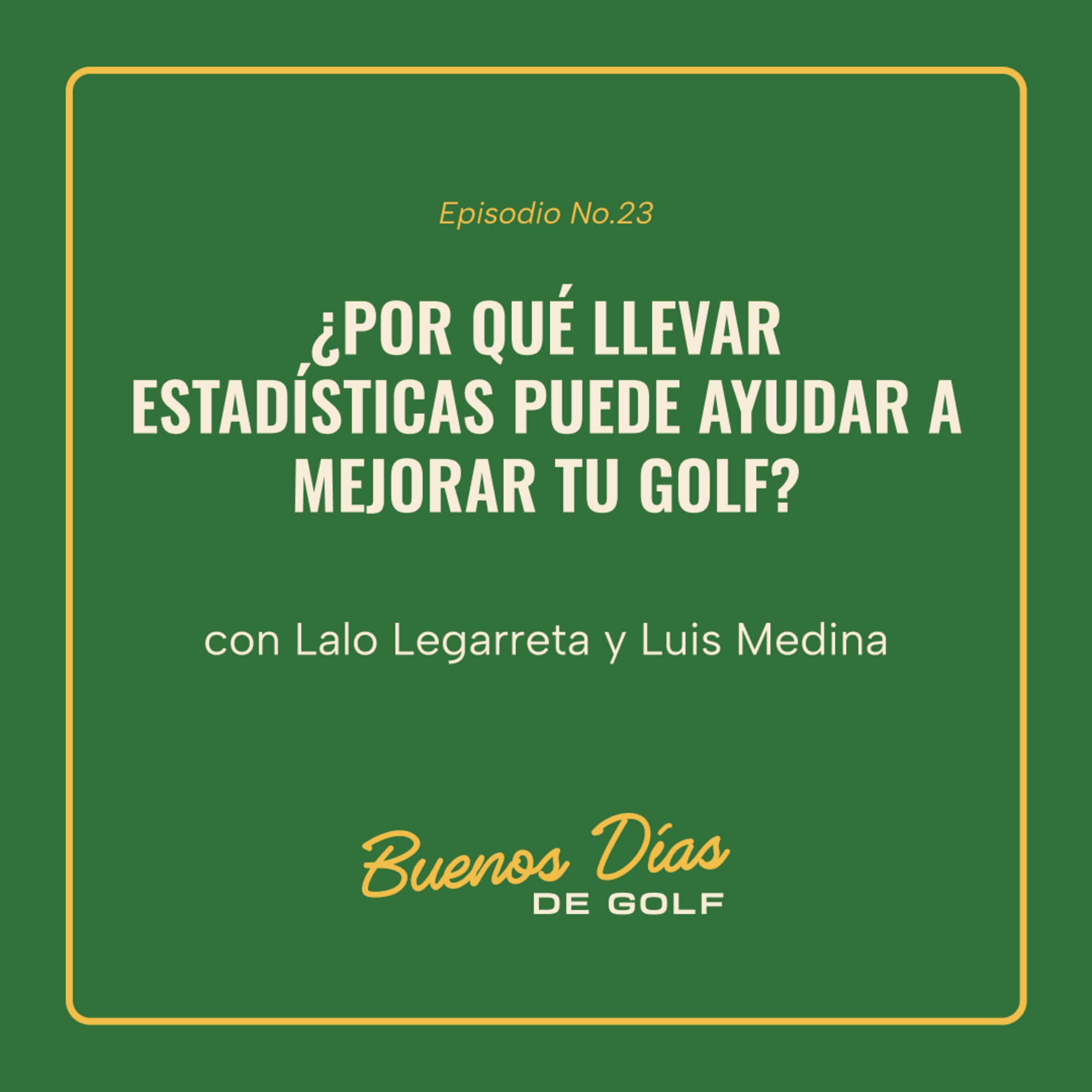 Portada de Buenos días de golf