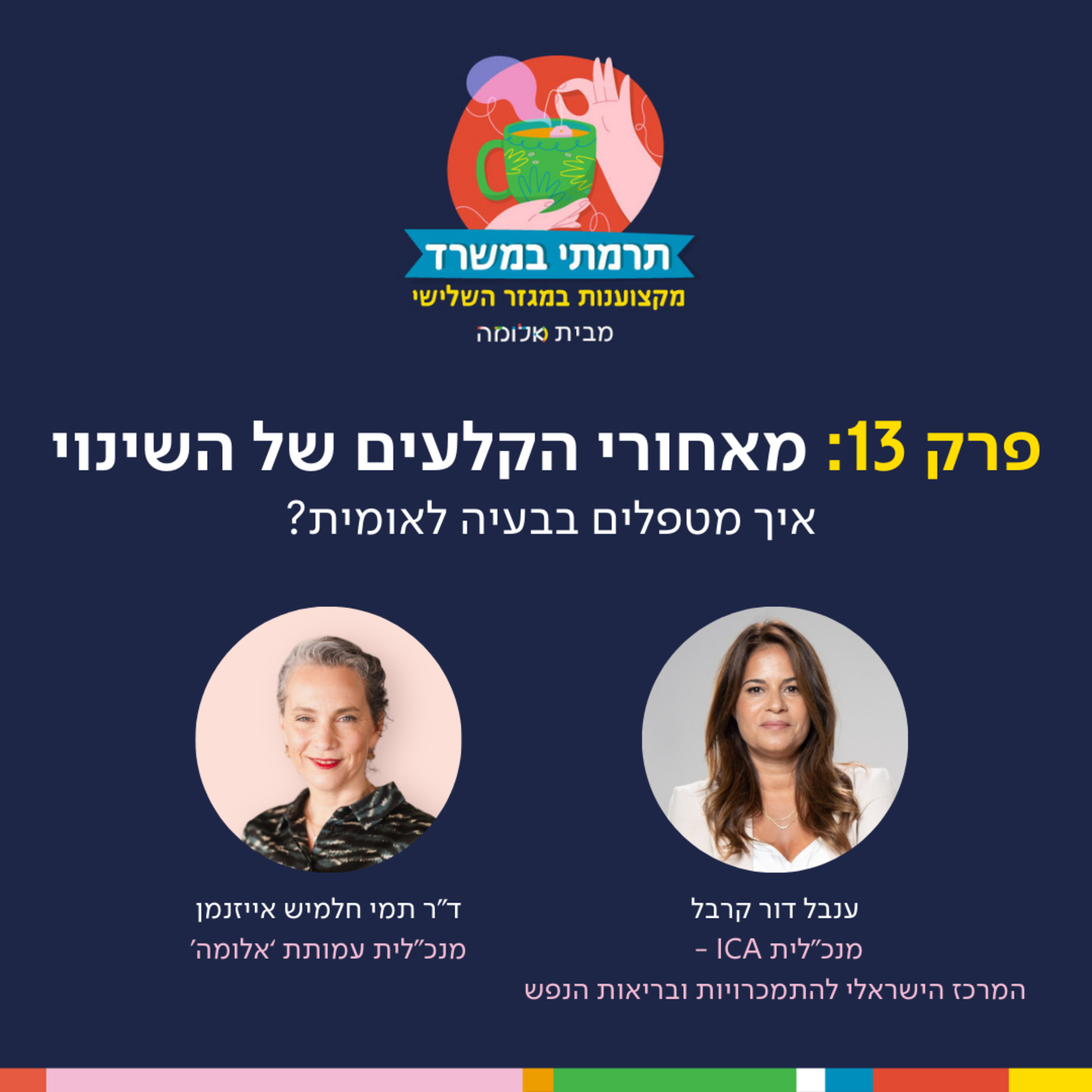 פרק 13 - מאחורי הקלעים של השינוי: איך מטפלים בבעיה לאומית? episode artwork
