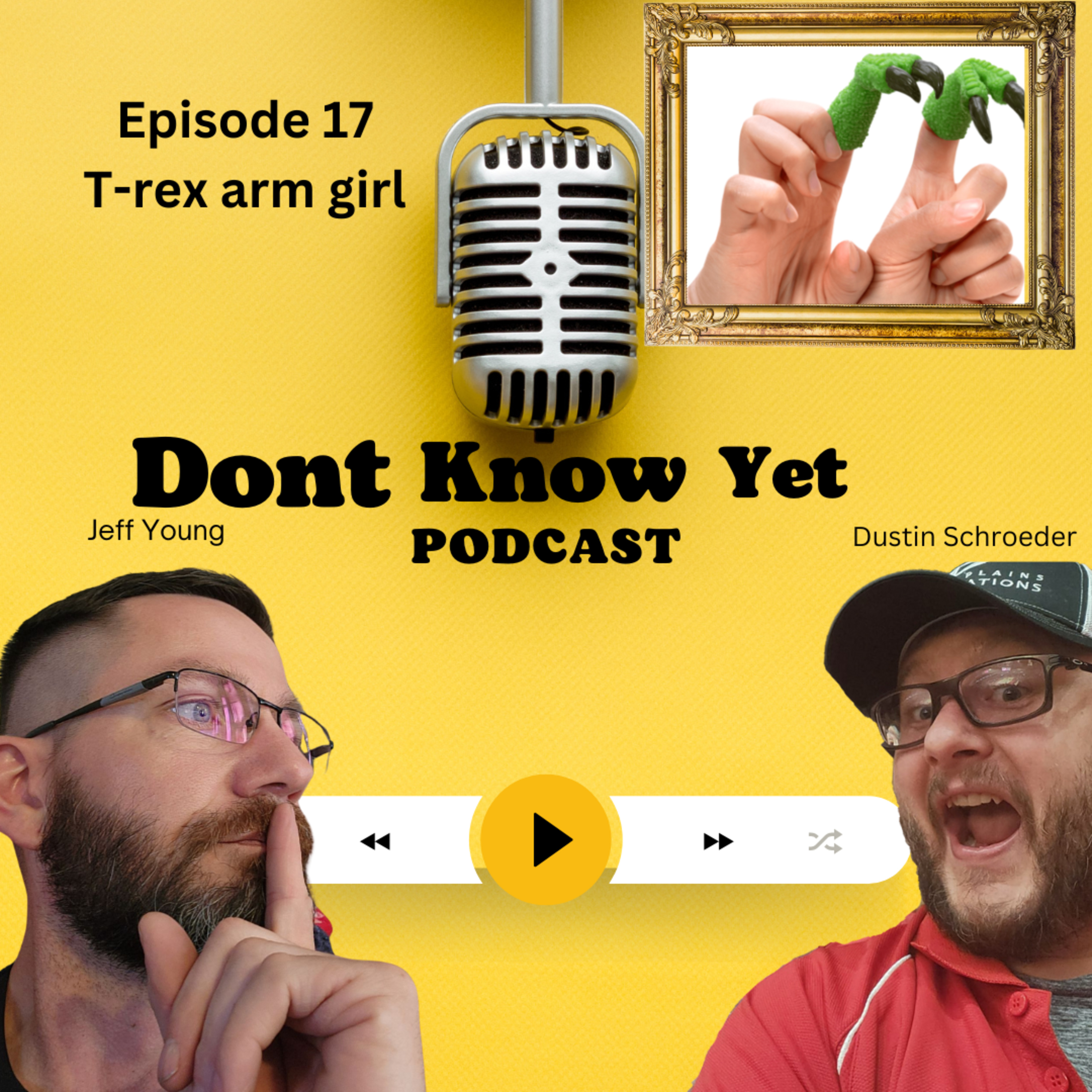 Ep. 17 T-rex arm girl episode artwork
