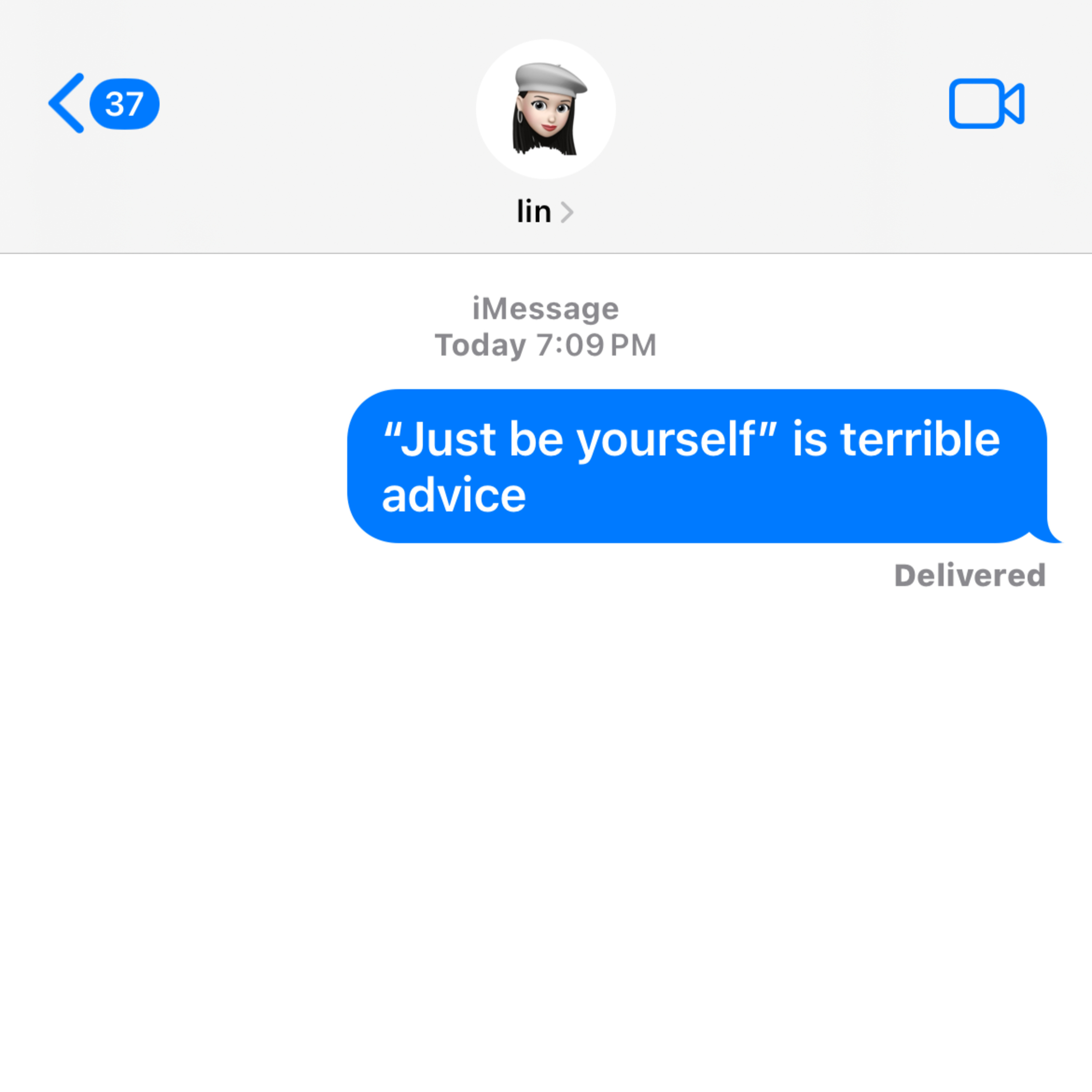 “just be yourself” is terrible advice episode artwork