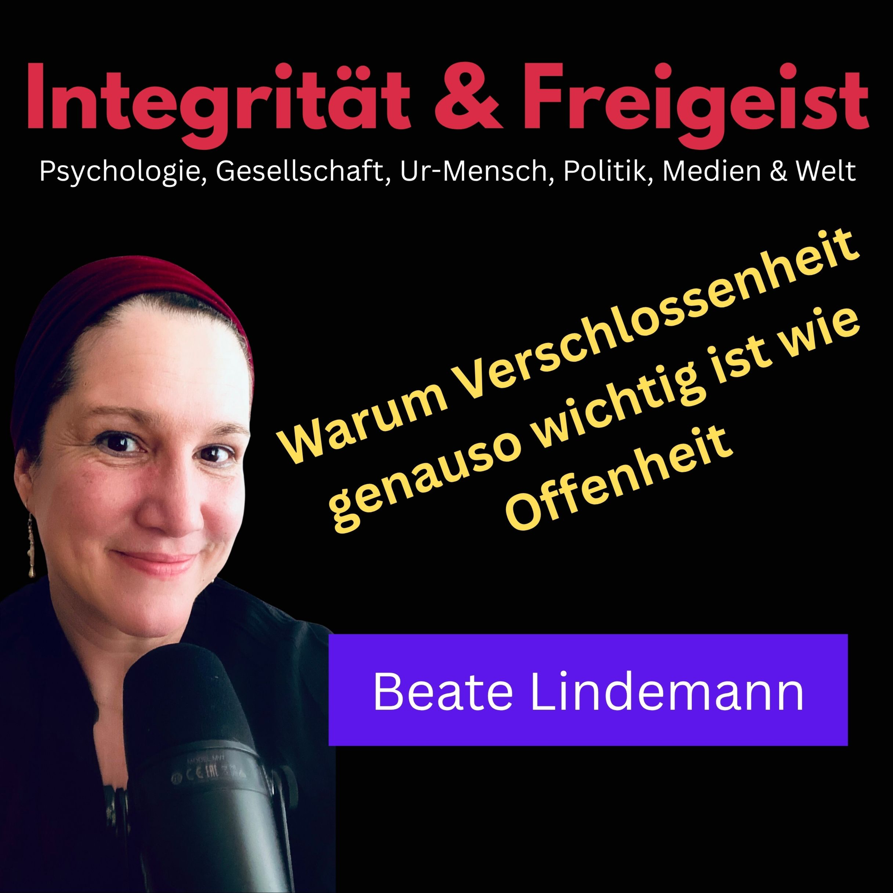 Integrität und Freigeist- BEATE LINDEMANN