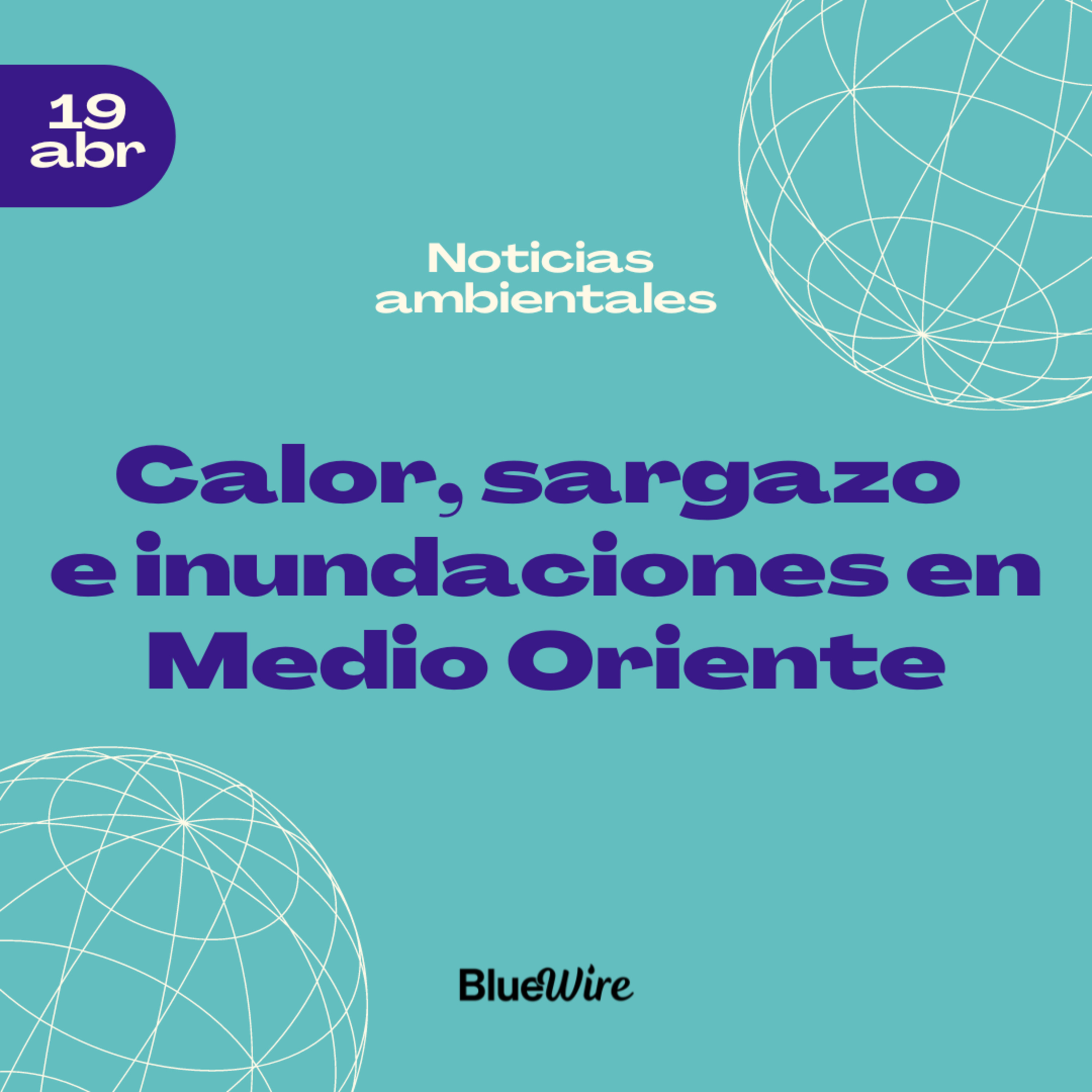 13. Llego el calor a México, cómo está el sargazo en las playas y las inundaciones en Dubái y Medio Oriente episode artwork