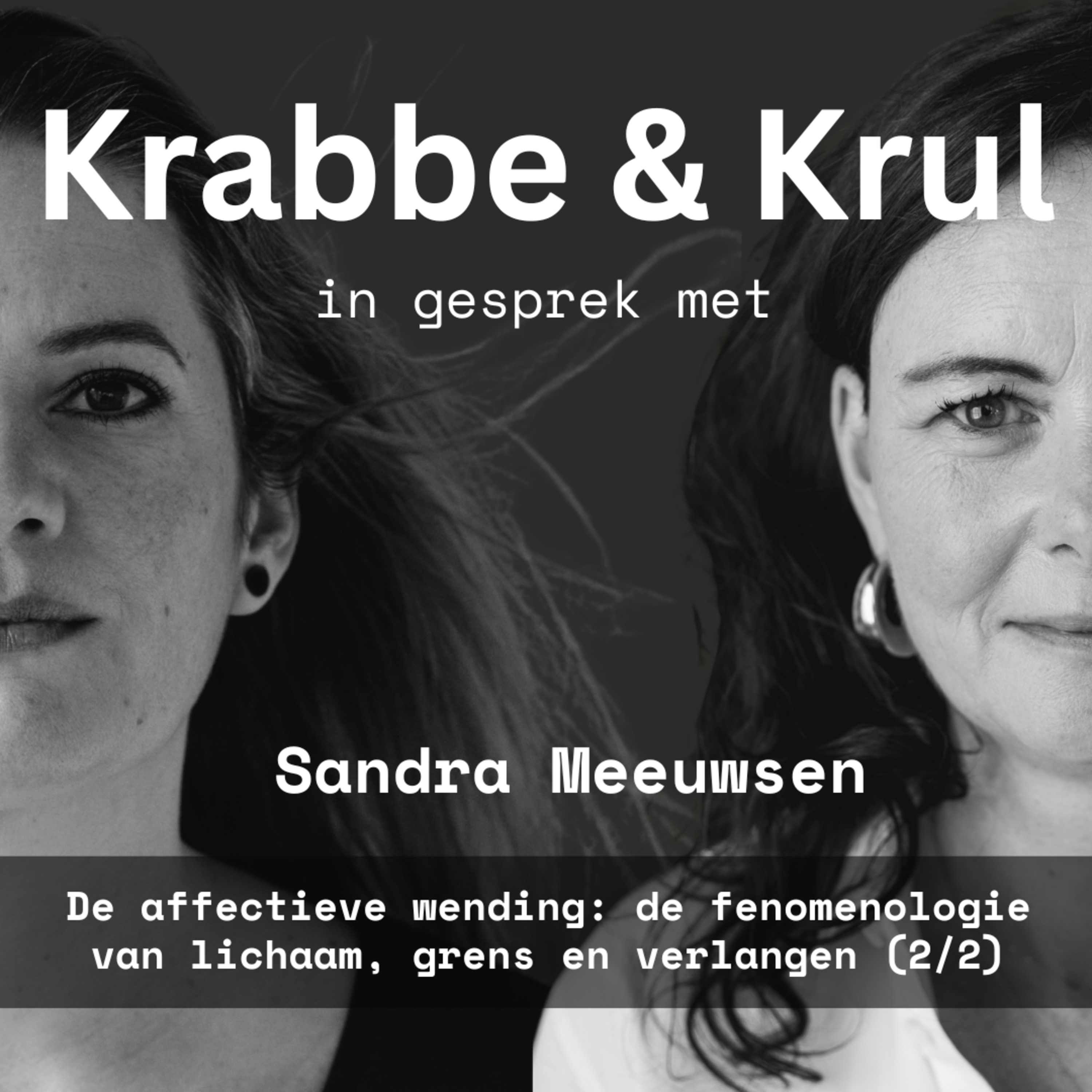 Krabbe & Krul in gesprek met Sandra Meeuwsen | De affectieve wending: de fenomenologie van lichaam, grens en verlangen (2/2)