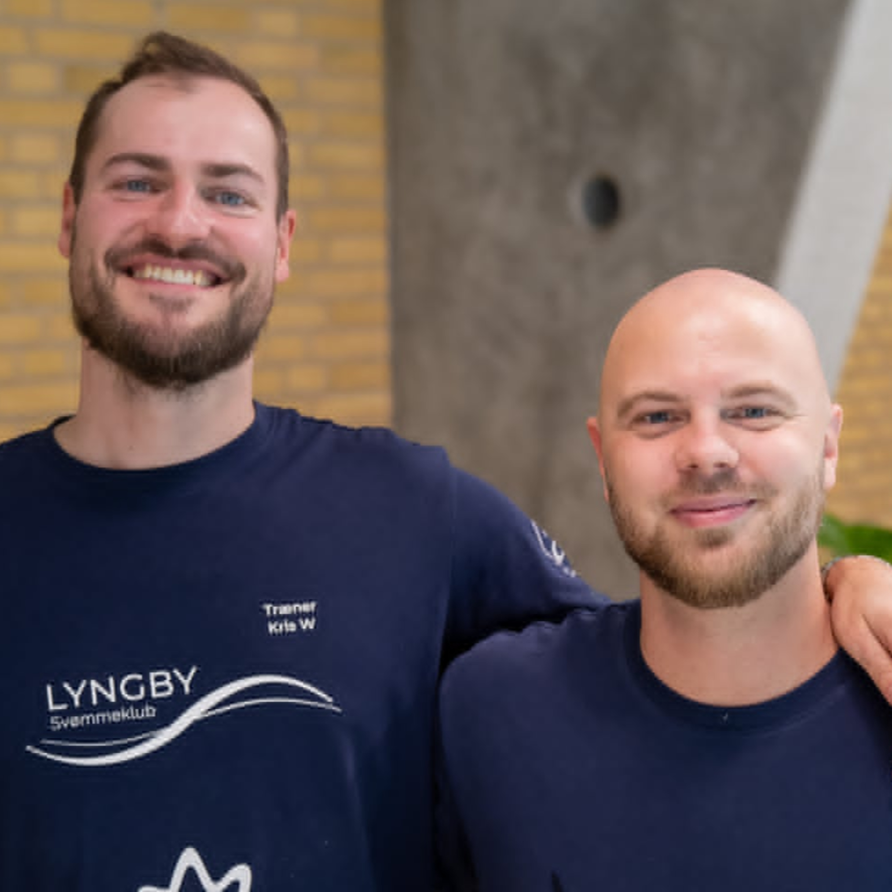 To trænere – ét hold: Mikkel Bruun & Kris Wesselink fra Lyngby Svømmeklub