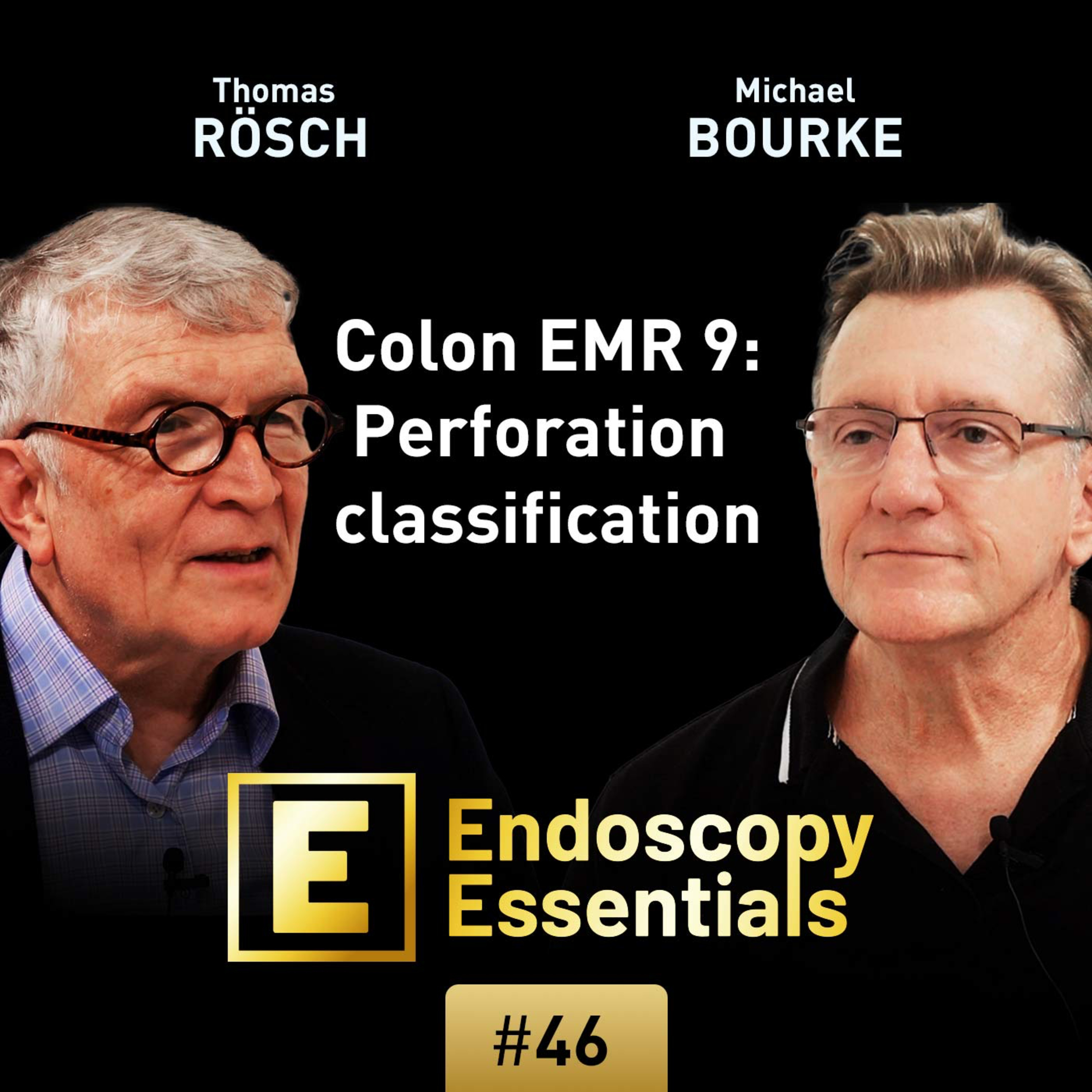 Complications of colonic EMR perforation part 1 diagnosis with Michael Bourke episode artwork