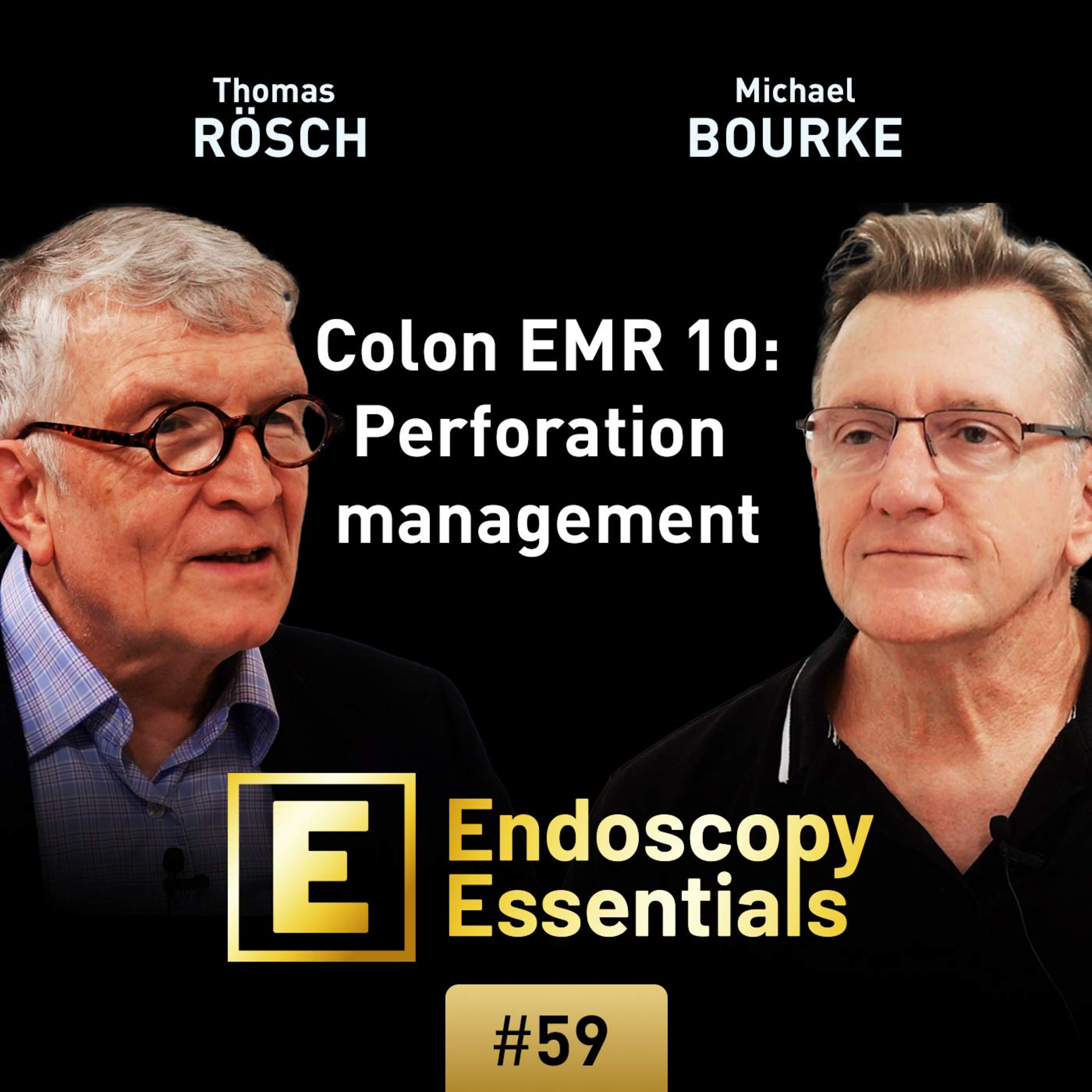Complications of colonic EMR perforation part 10 with Michael Bourke episode artwork