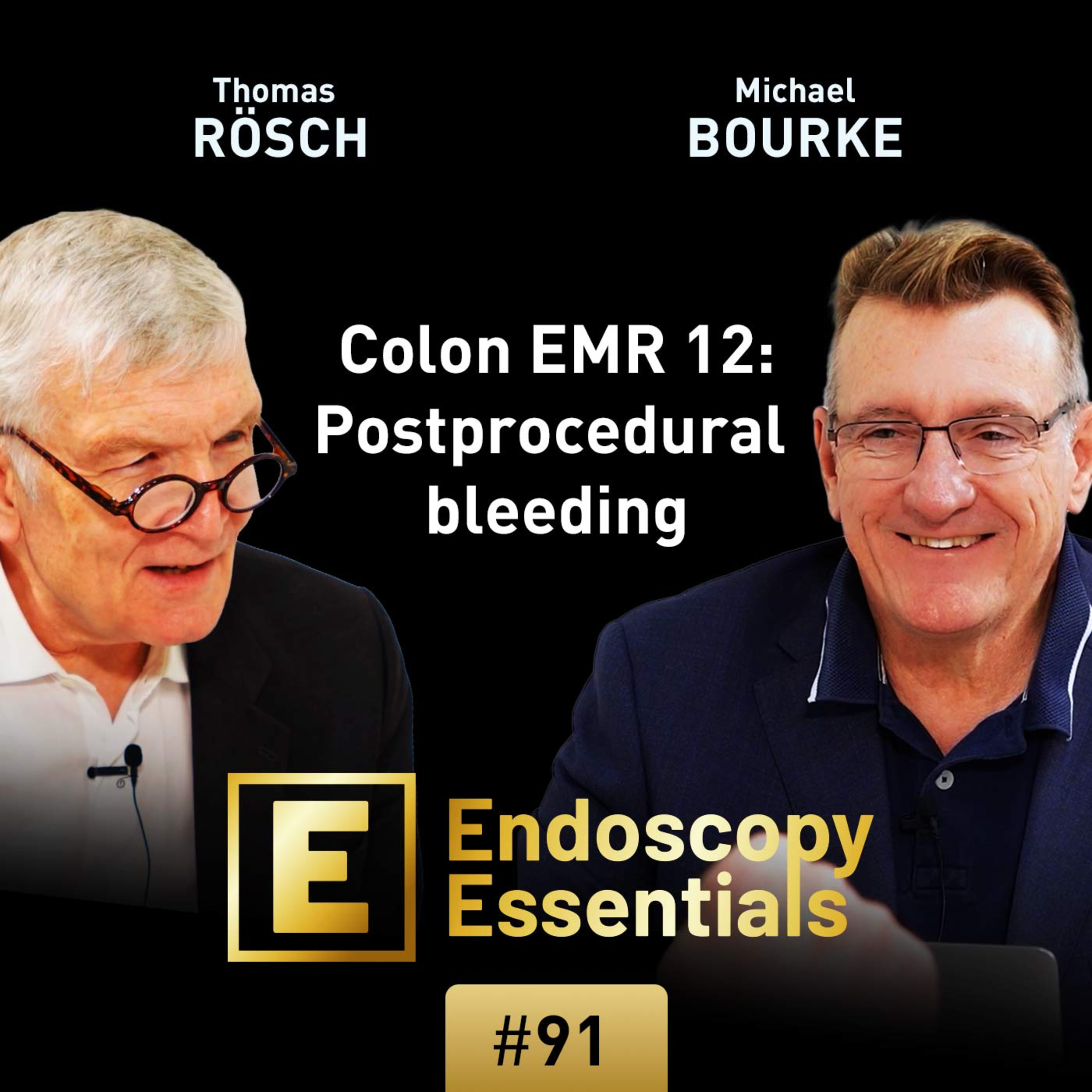 Postprocedural bleeding after colonic EMR with Michael Bourke episode artwork