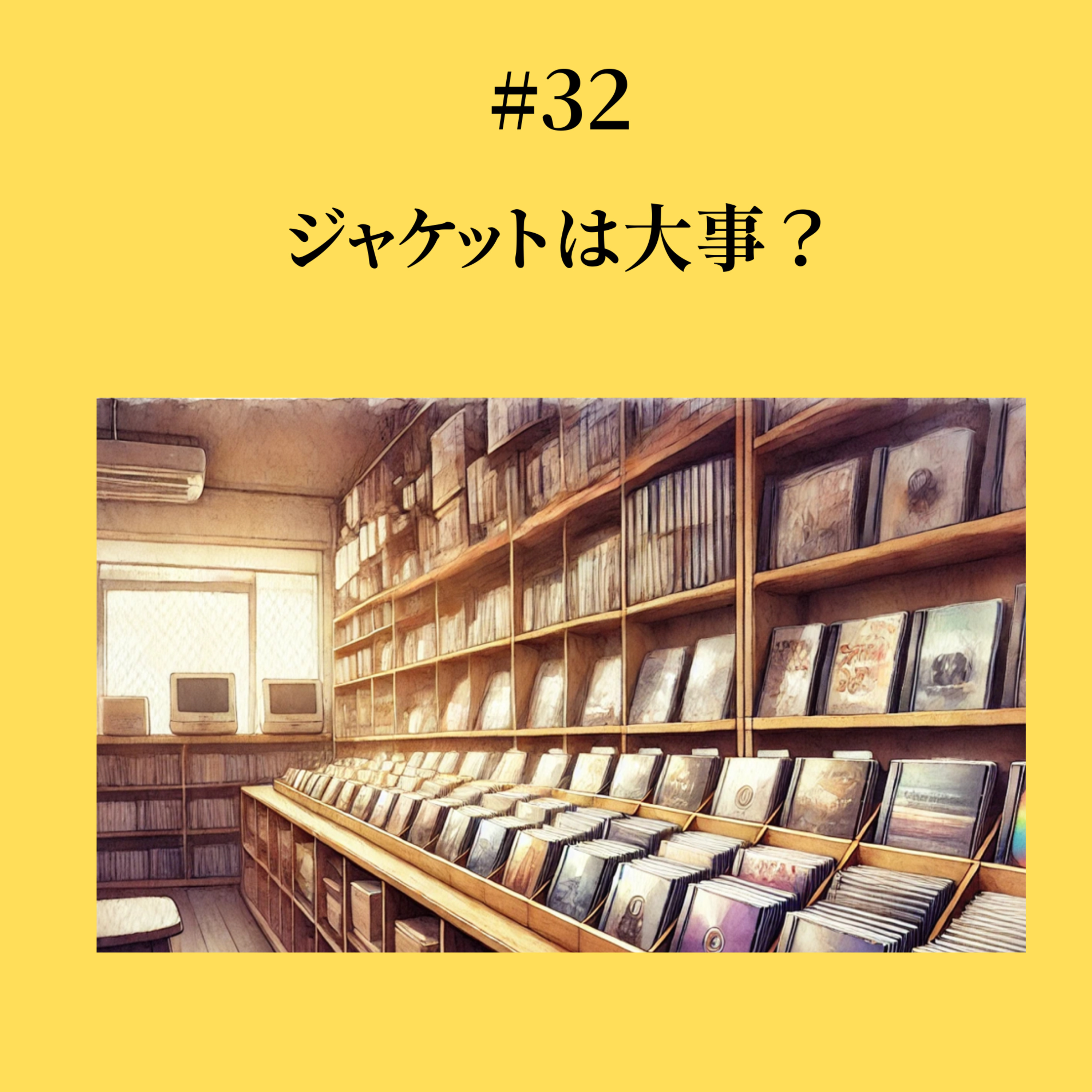 #32 ジャケットは大事？ episode artwork