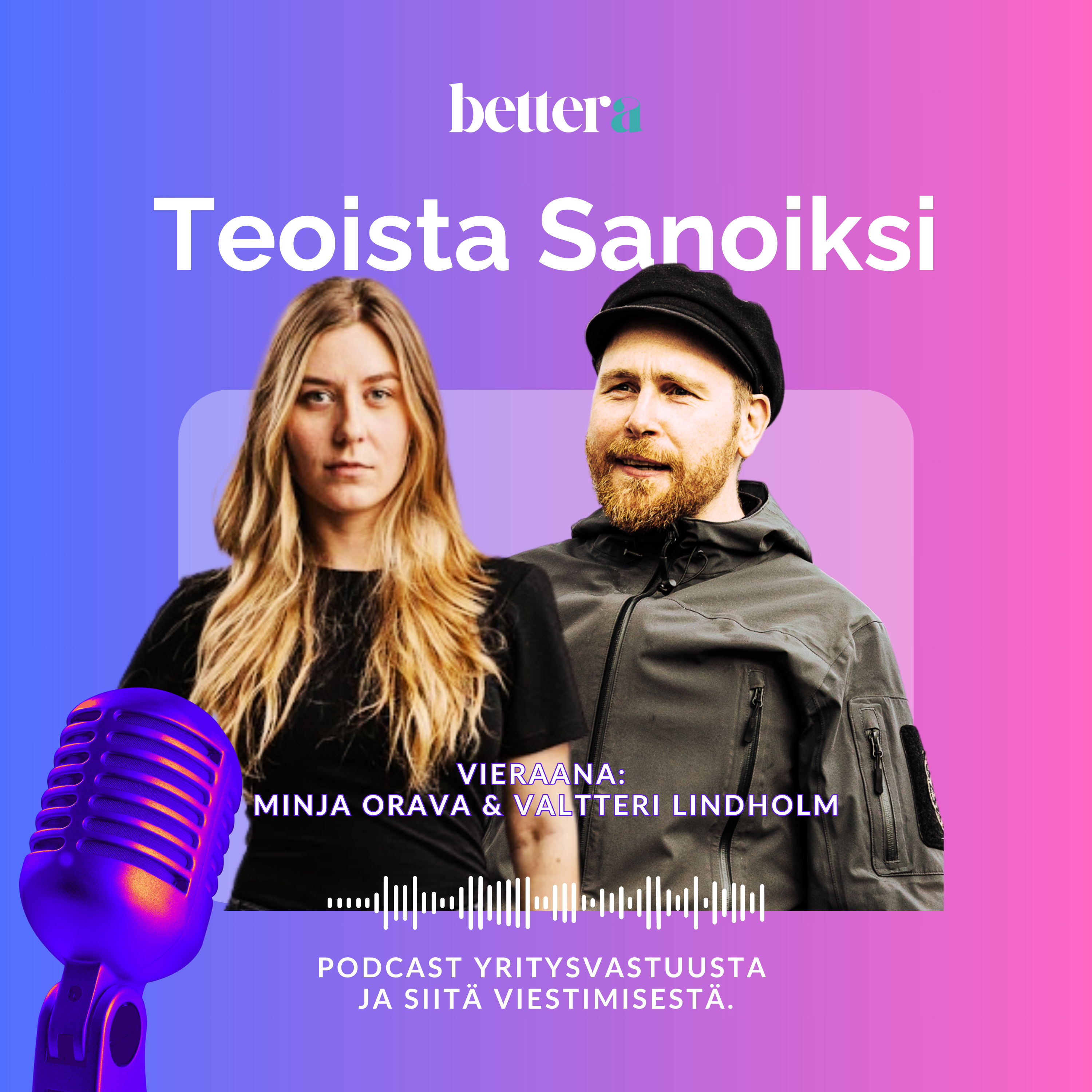 Teoista Sanoiksi – podcast yritysvastuusta ja siitä viestimisestä