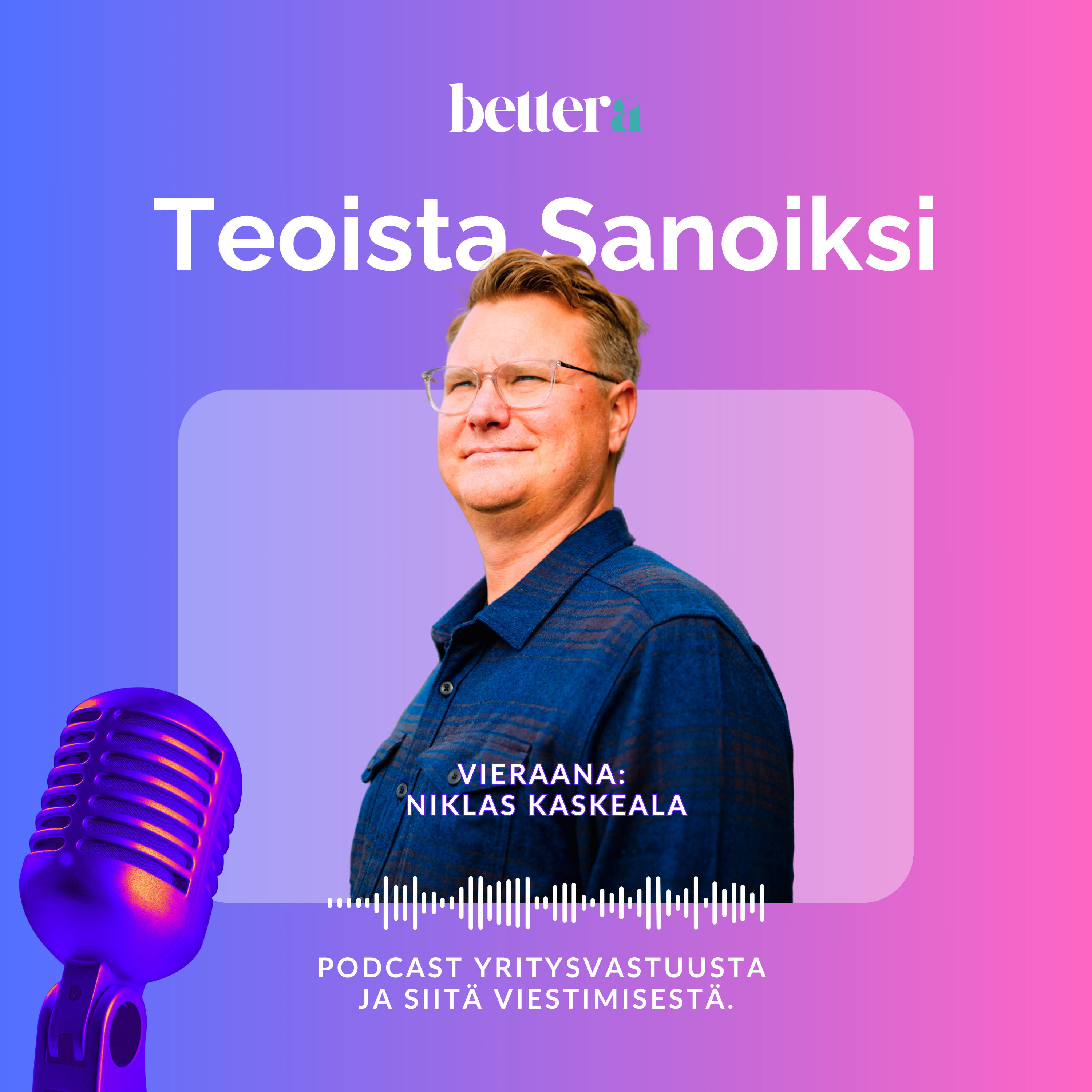 Teoista Sanoiksi – podcast yritysvastuusta ja siitä viestimisestä