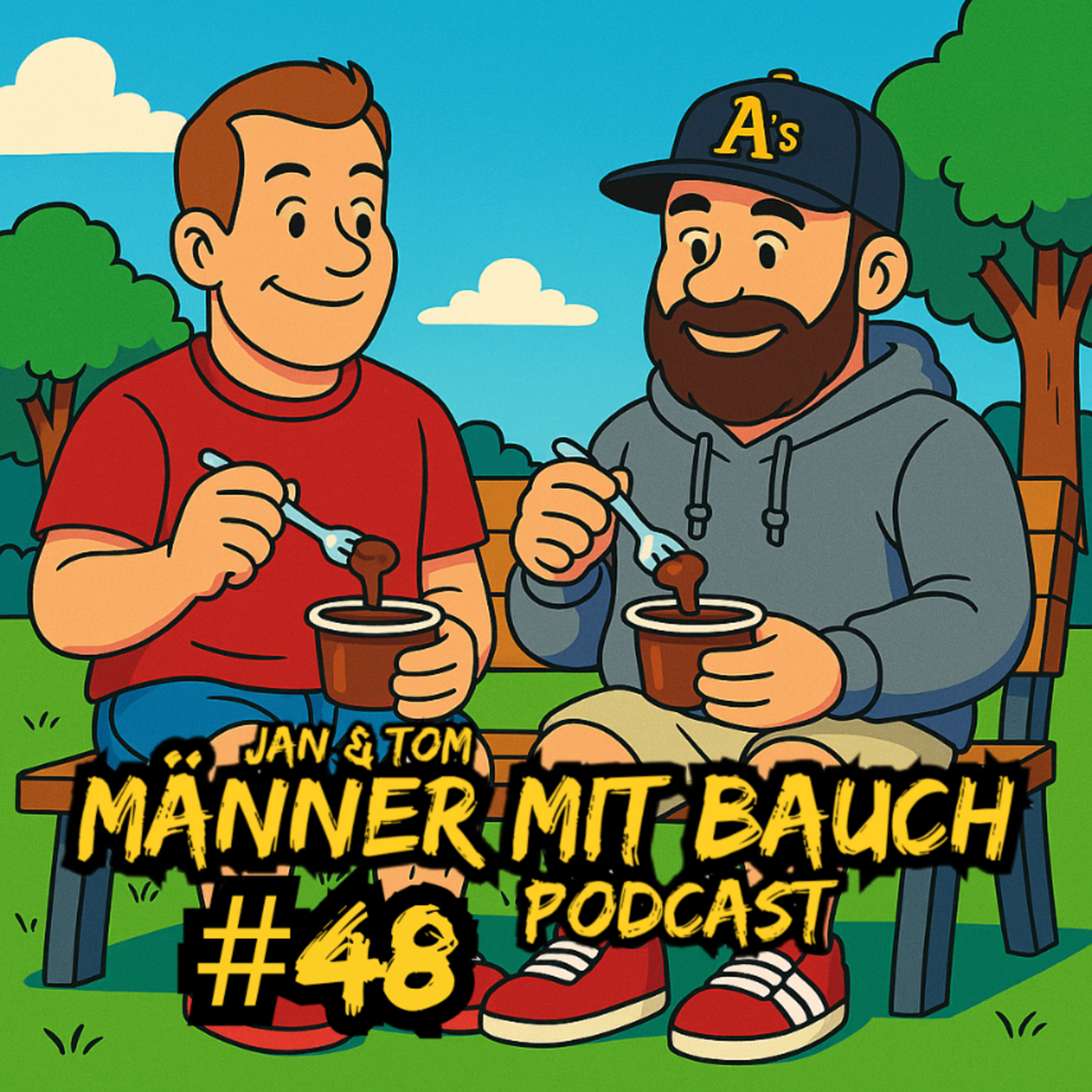 Männer mit Bauch