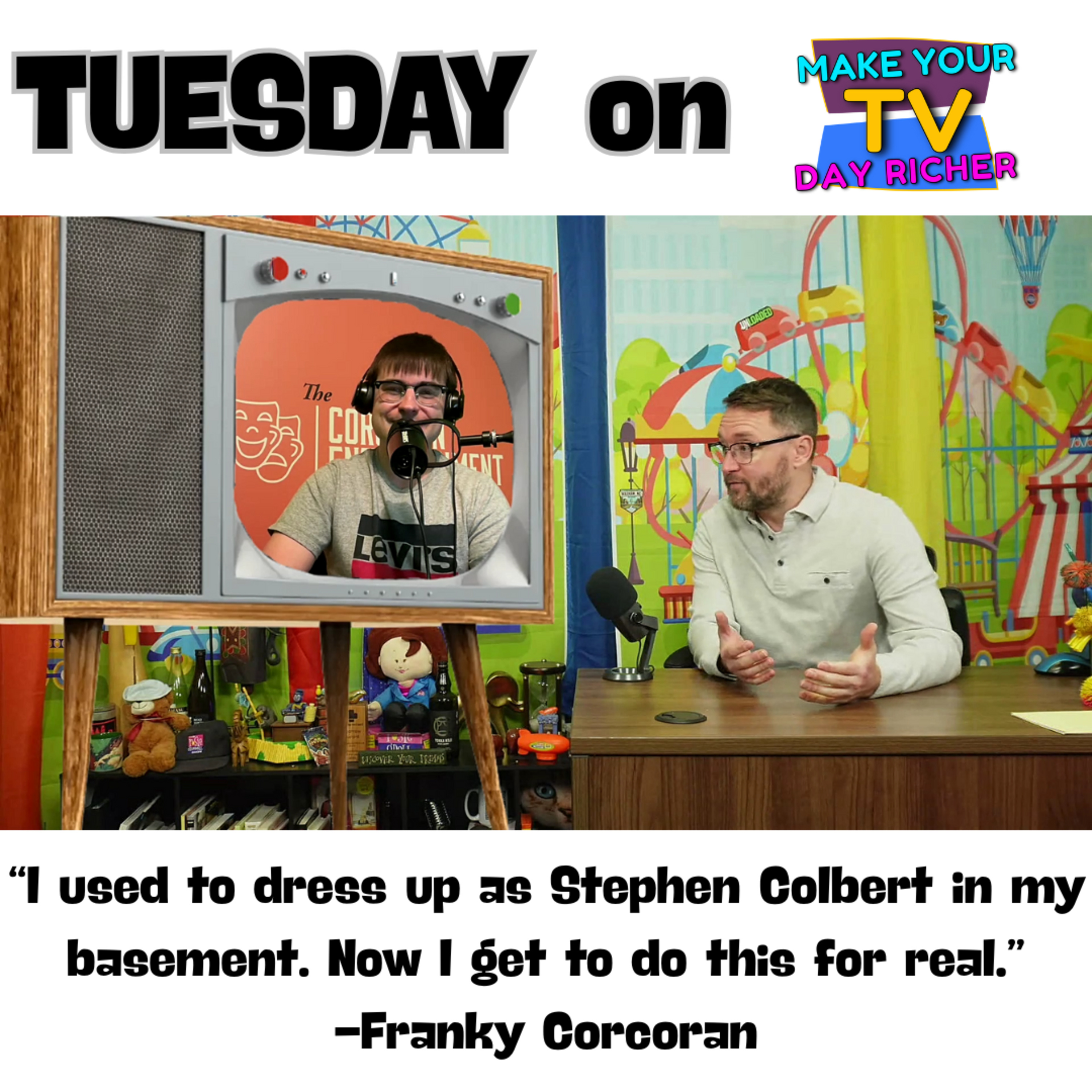 From Basement Talk Shows to Center Stage: Franky Corcoran’s Creative Journey episode artwork