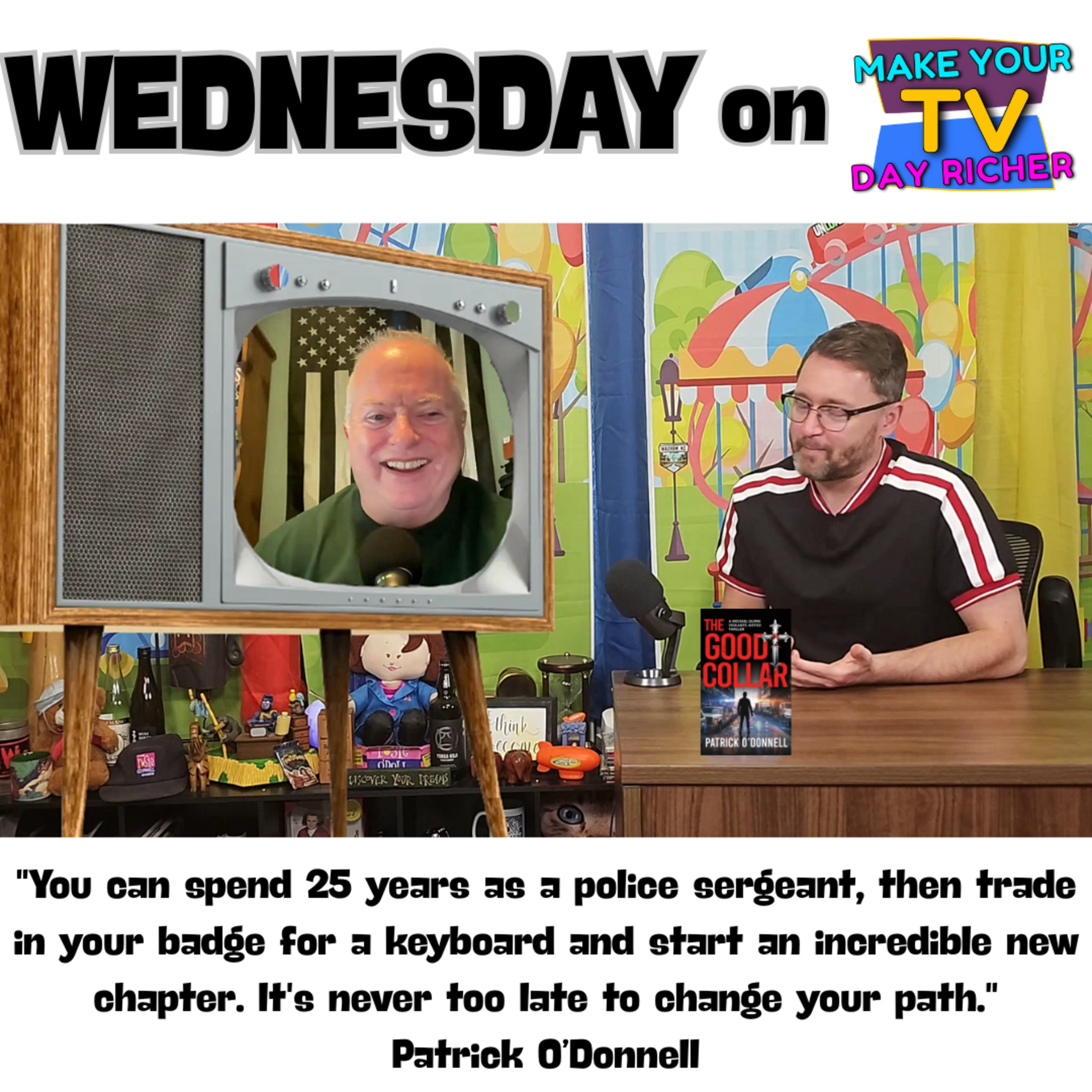 From Police Sergeant to Bestselling Author: Patrick O'Donnell's Wild Ride episode artwork