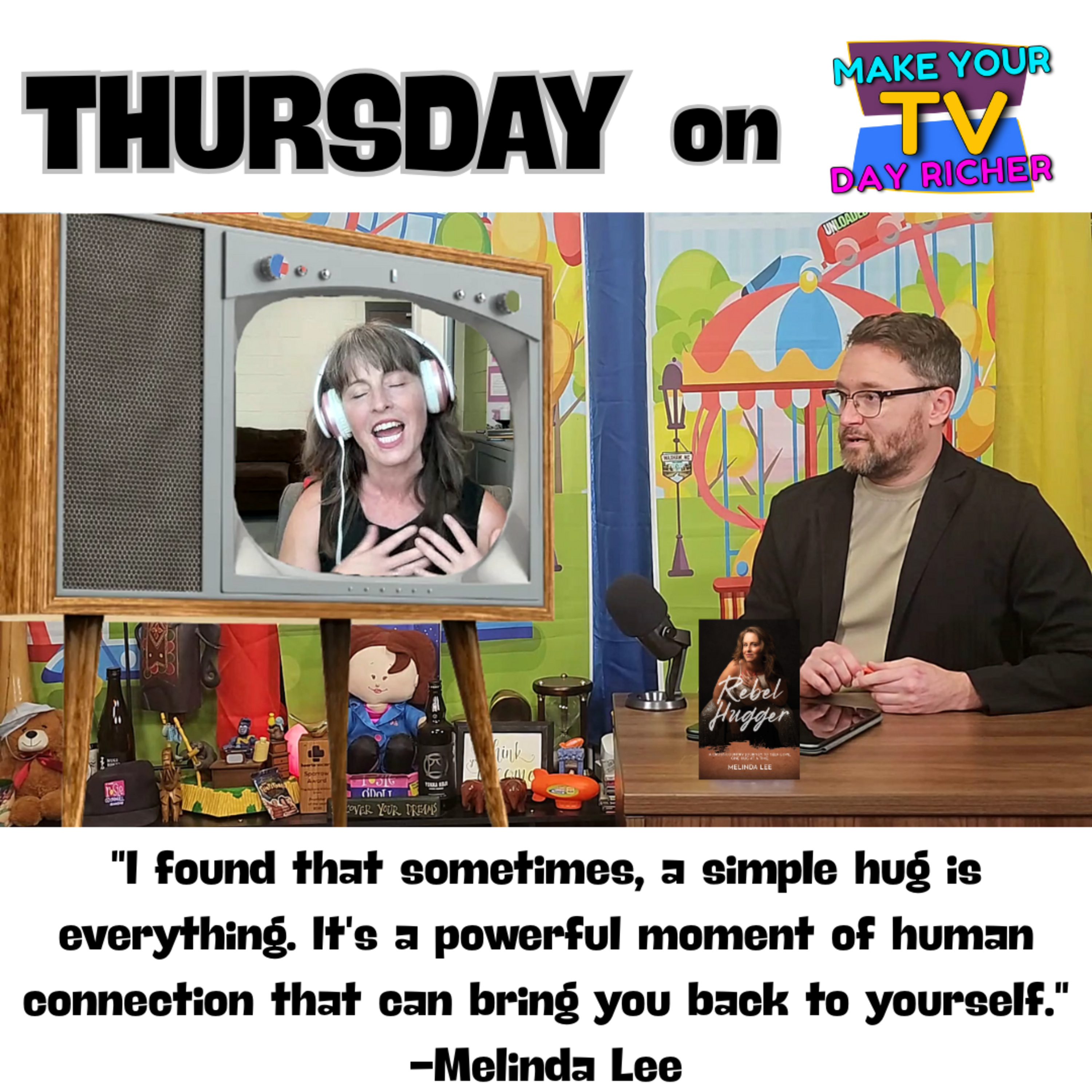 I Hugged Thousands of Strangers: The Rebel Hugger Story with Melinda Lee episode artwork