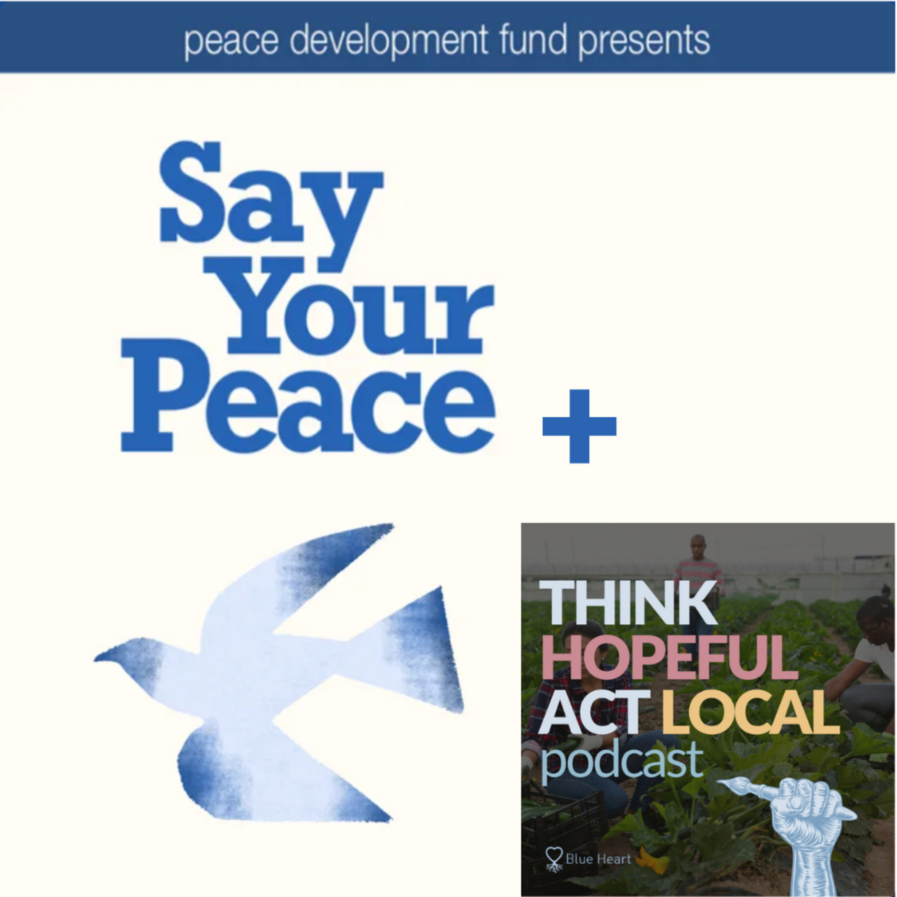 Think Hopeful, Act Local Special Episode: Blue Heart Director Eva Orbuch on the Say Your Peace Podcast episode artwork