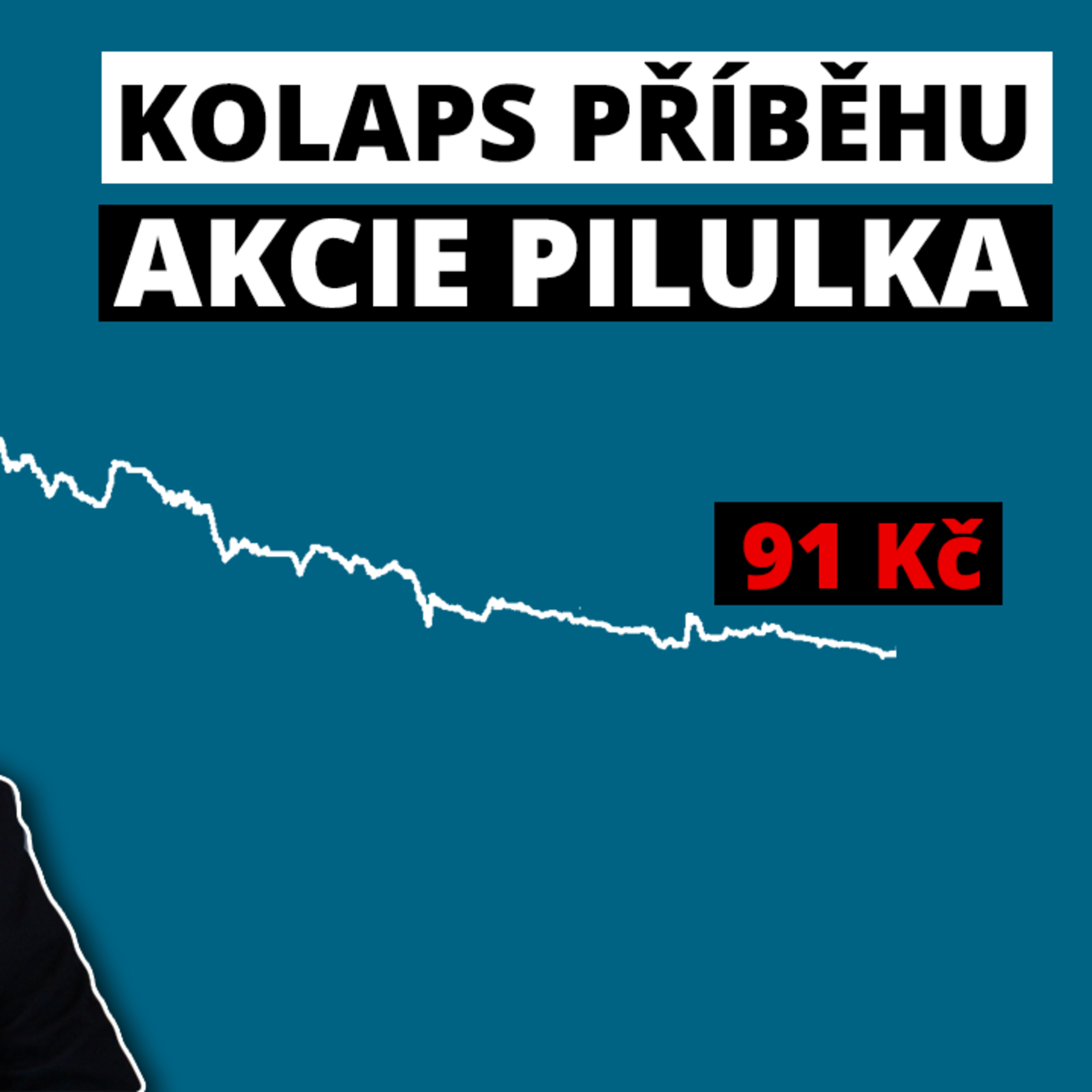 Akcie Pilulky klesla o 90+ %. Investoři čelí ztrátě.
