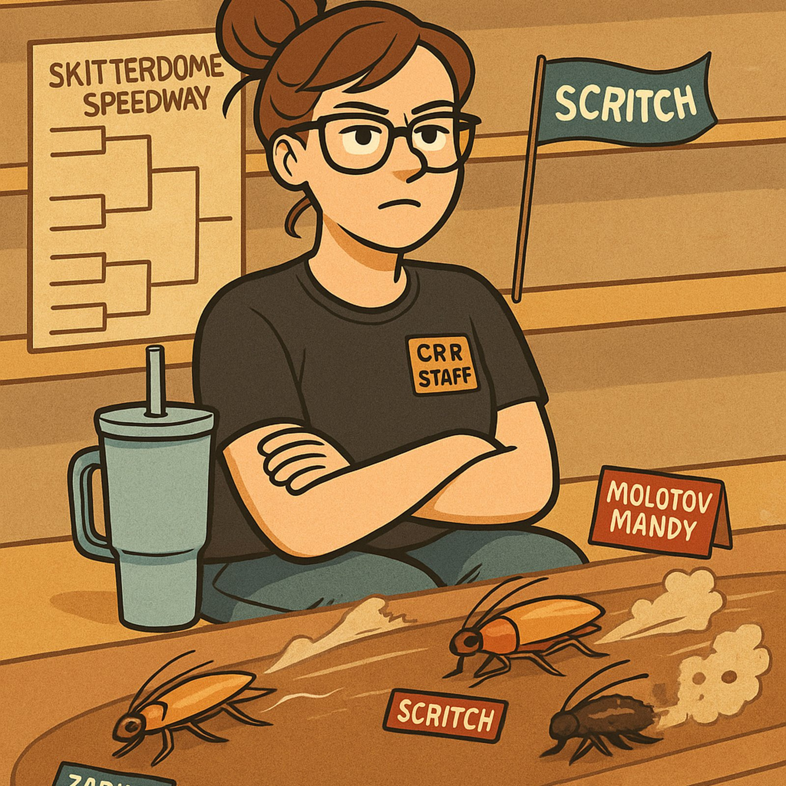 The One With The Roach Racing