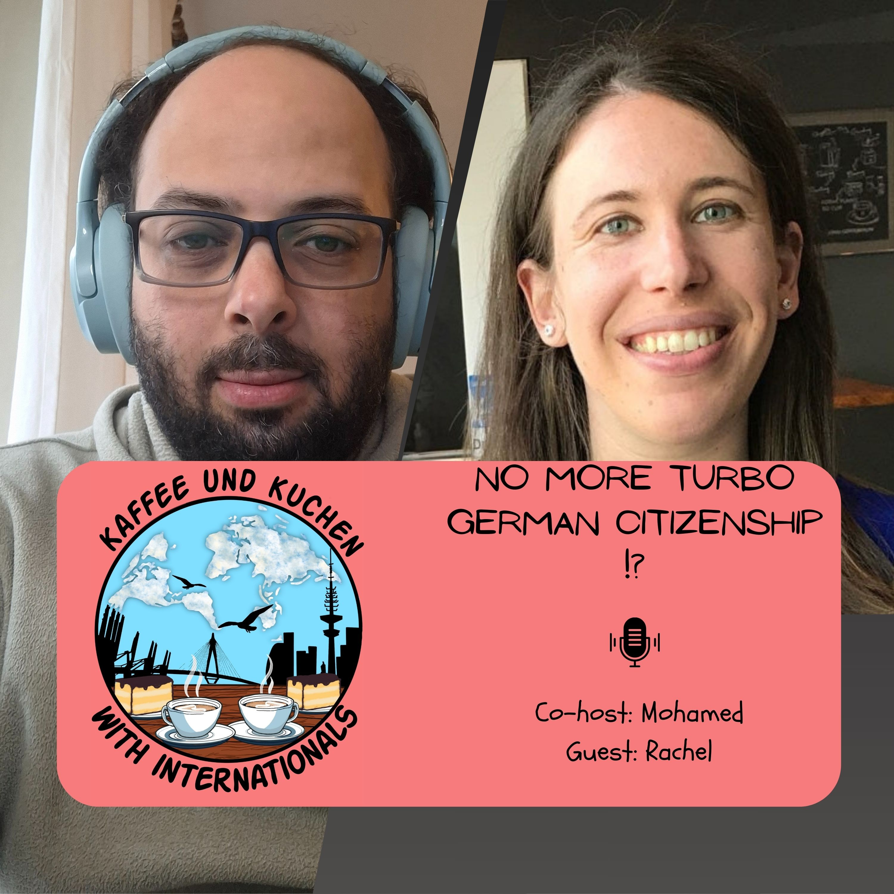 Rachel Stern with Mohamed - Scrapping Turbo Citizenship episode artwork
