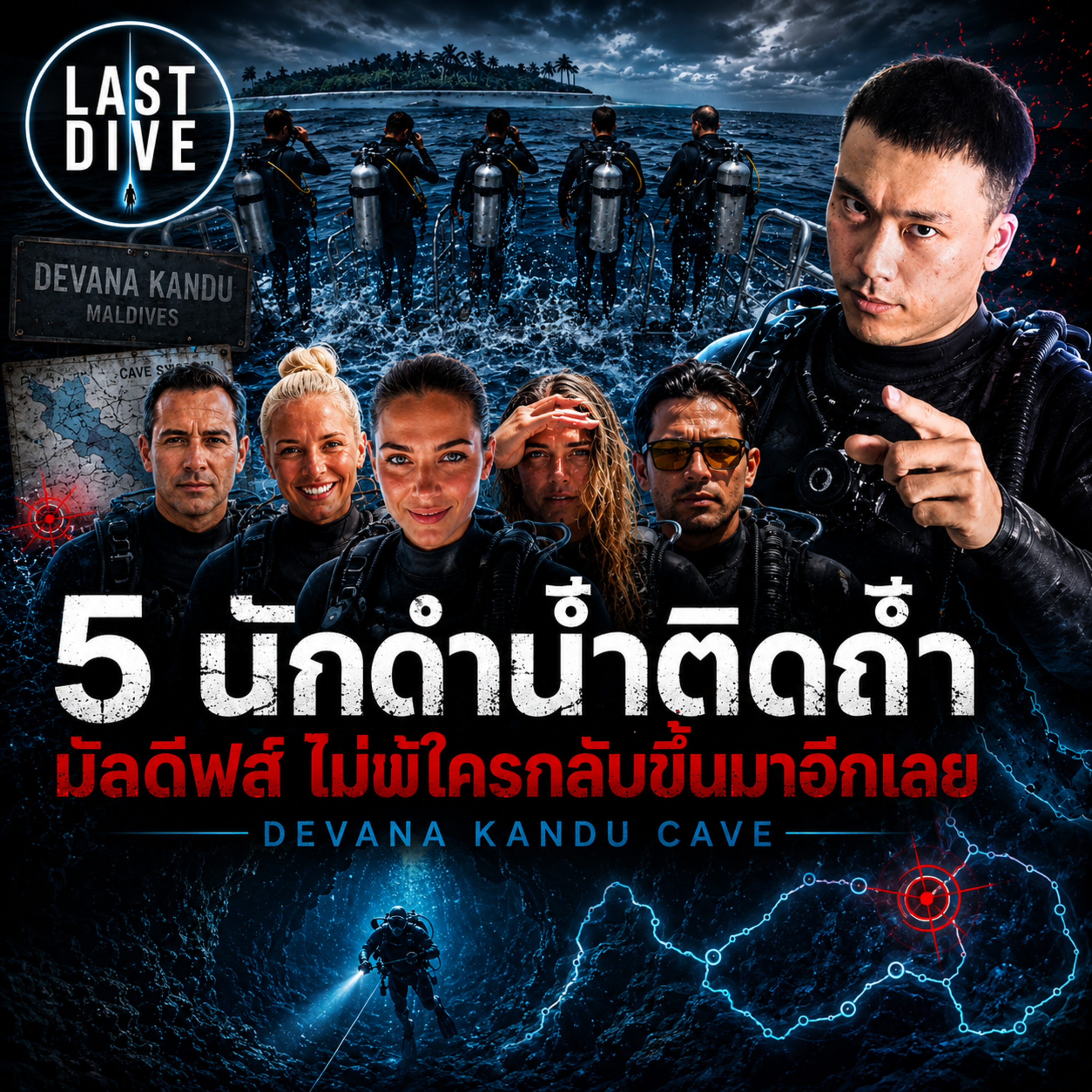 5 นักดำน้ำอิตาลีติดถ้ำมัลดีฟส์... ไม่มีใครกลับขึ้นมาอีกเลย | LAST DIVE EP.2