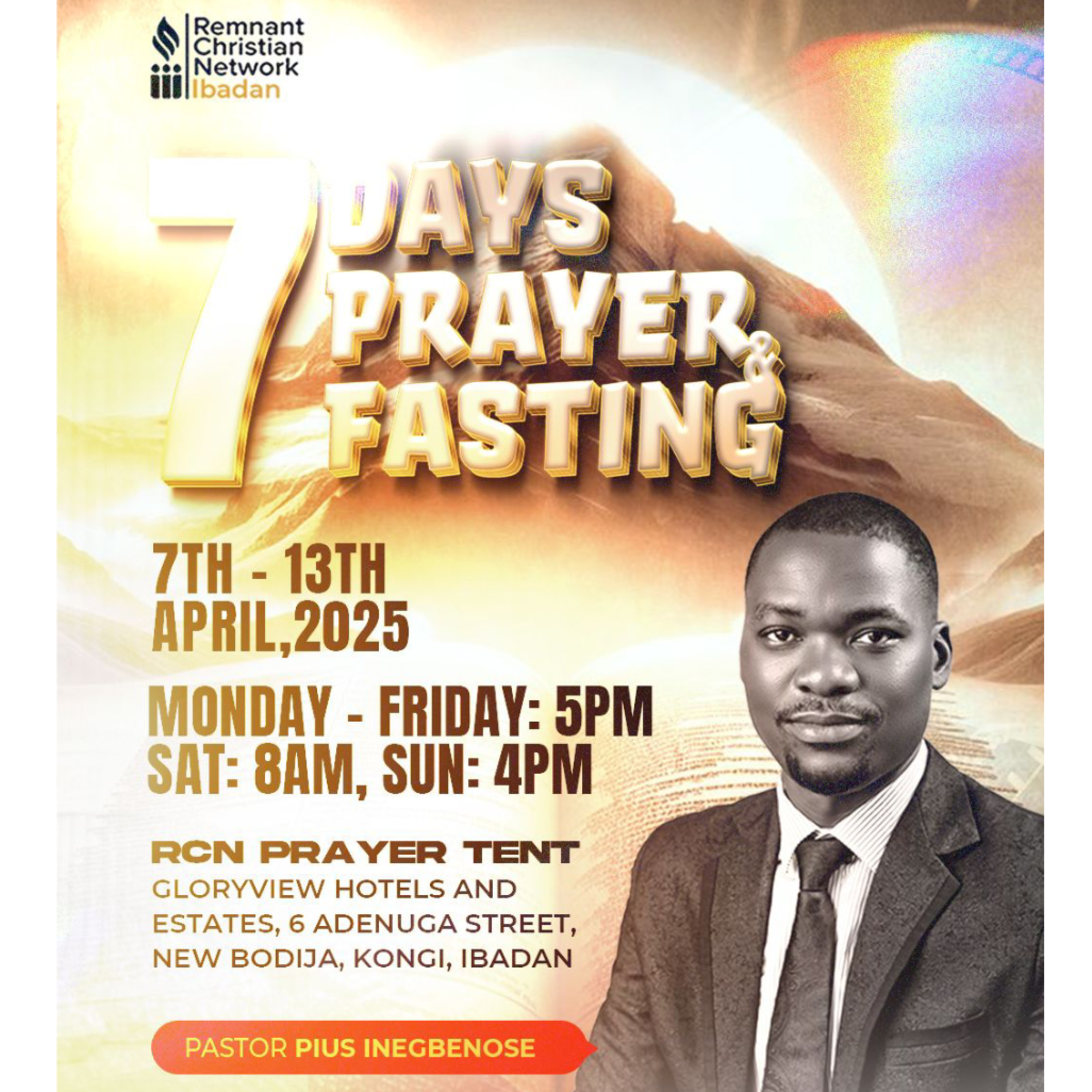The Days of Consecration || Pst. Pius Inegbenose  episode artwork