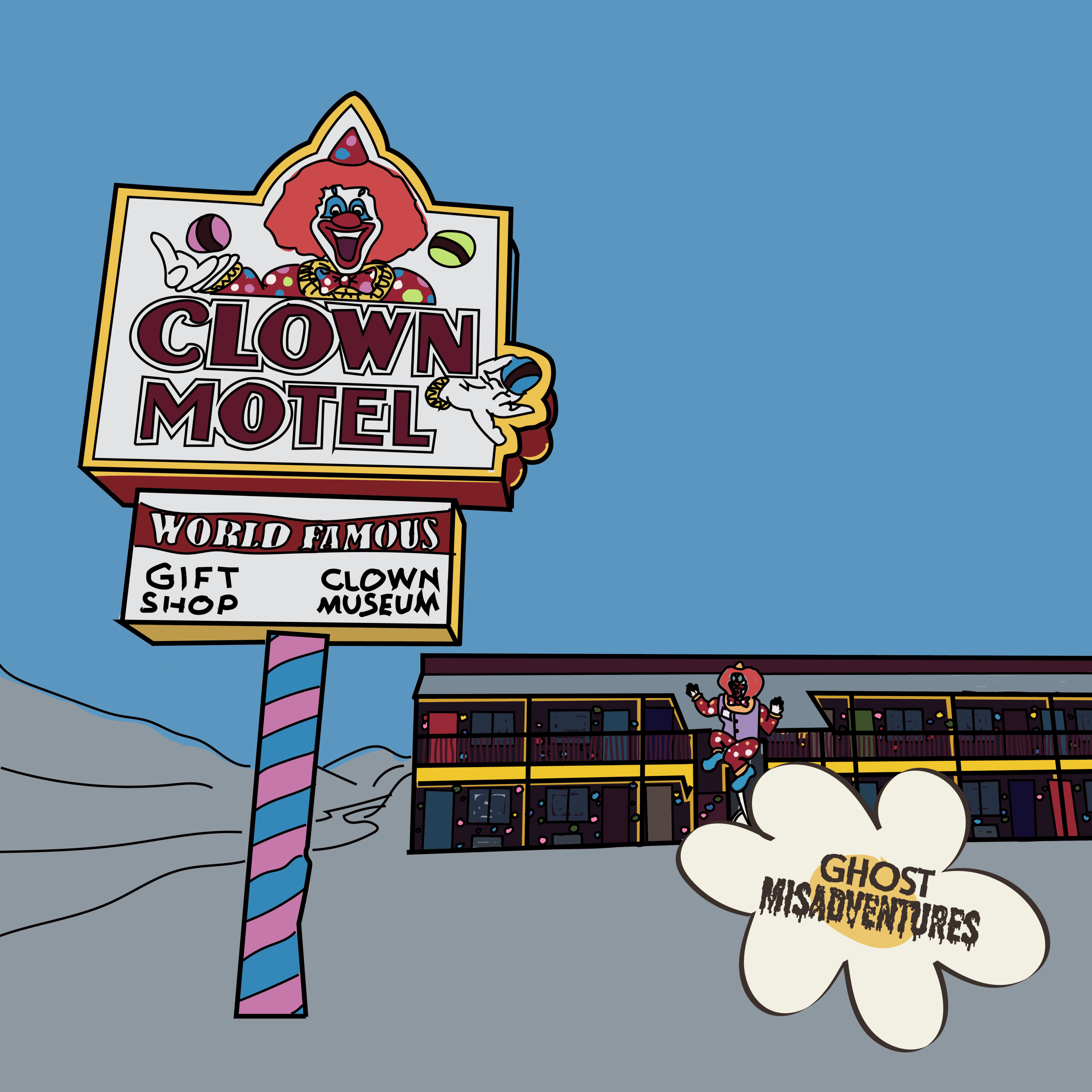 Cover art for Clown Motel