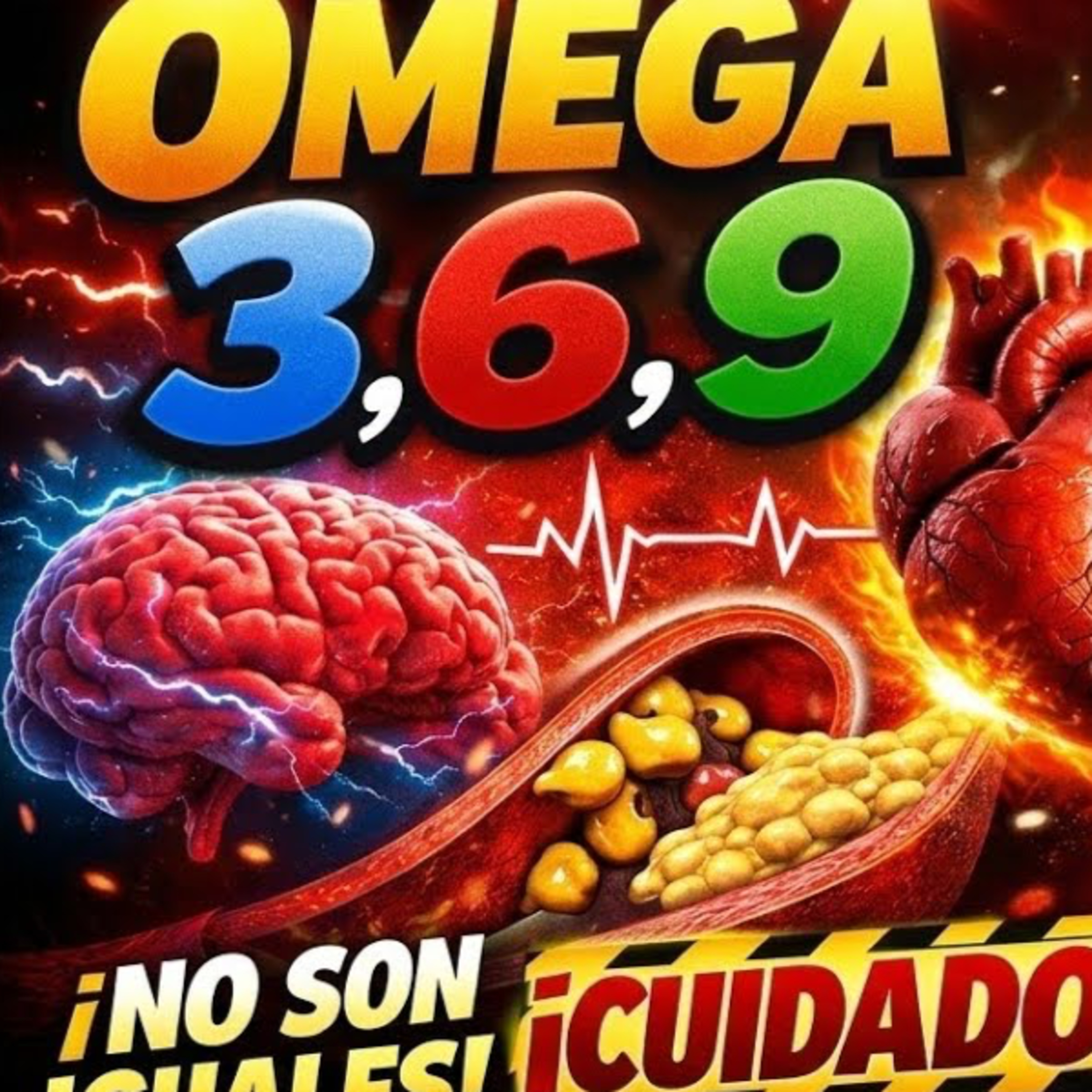 Omega 3 vs Omega 6 vs Omega 9: La diferencia que cambia TODO en tu cuerpo episode artwork